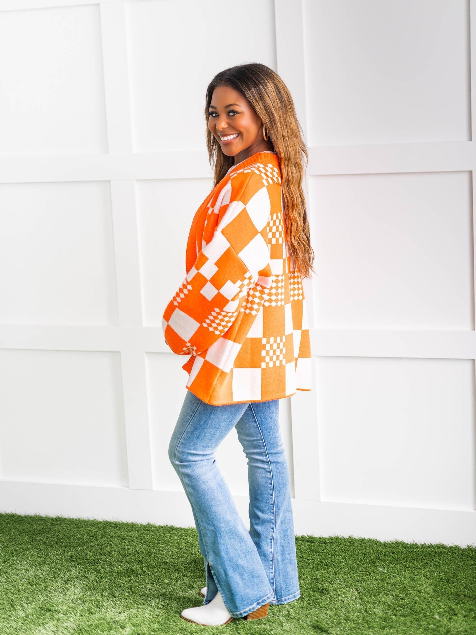 Curvy Pride of the South Knit Cardigan