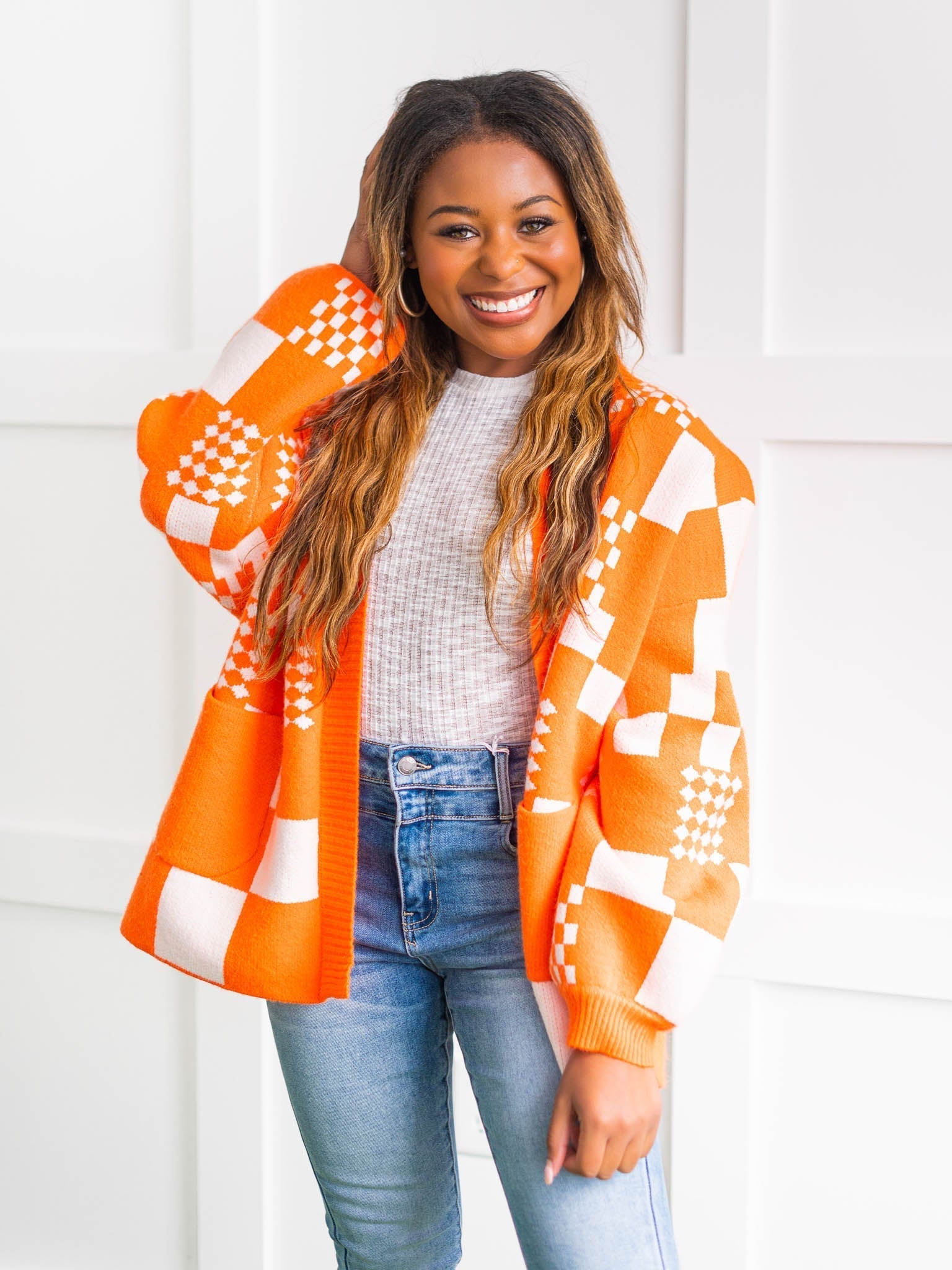 Curvy Pride of the South Knit Cardigan