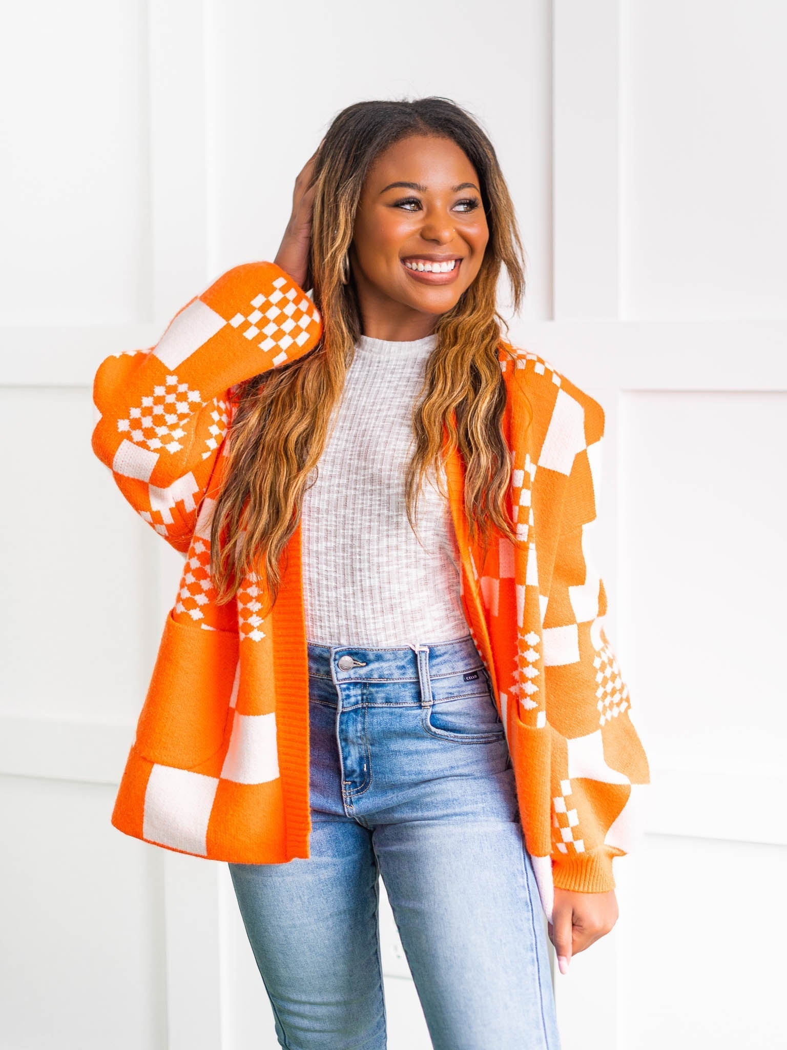 Curvy Pride of the South Knit Cardigan