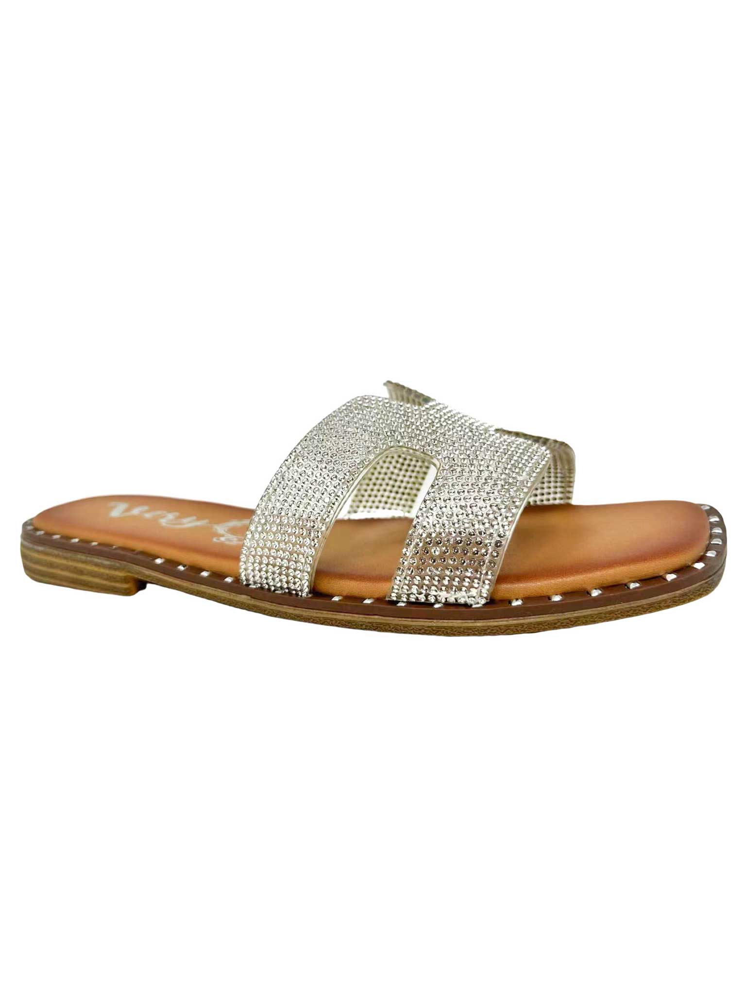 H Street Rhinestone Sandals