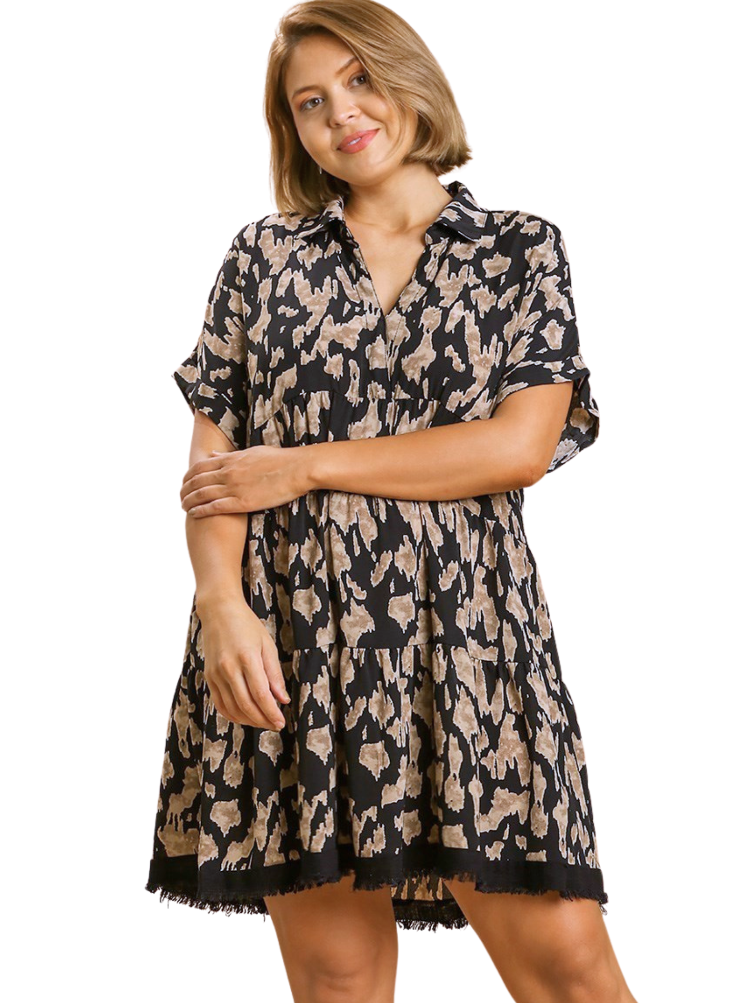 Curvy Another Place Print Dress