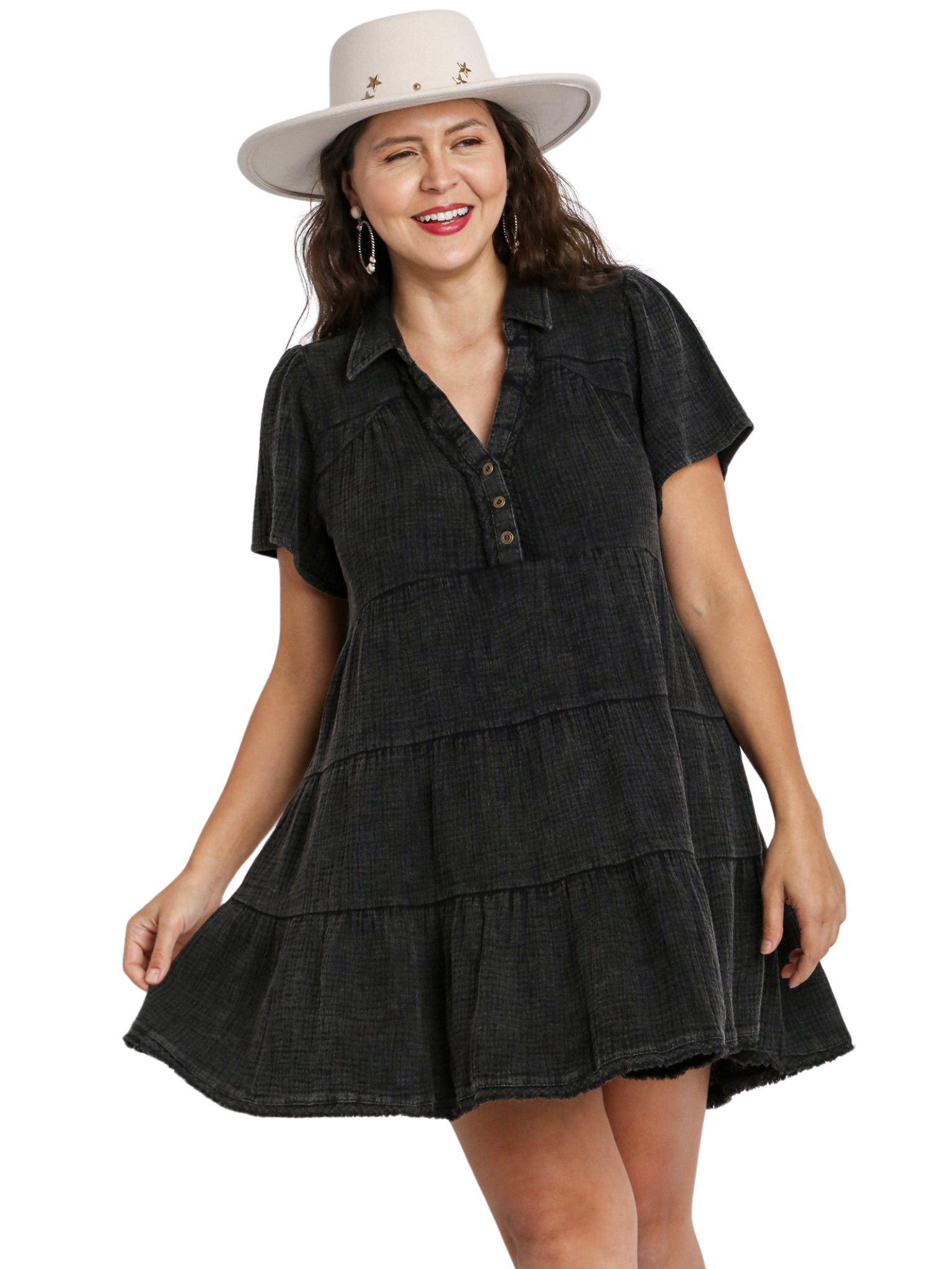 Curvy Make Me Forget Mineral Wash Dress