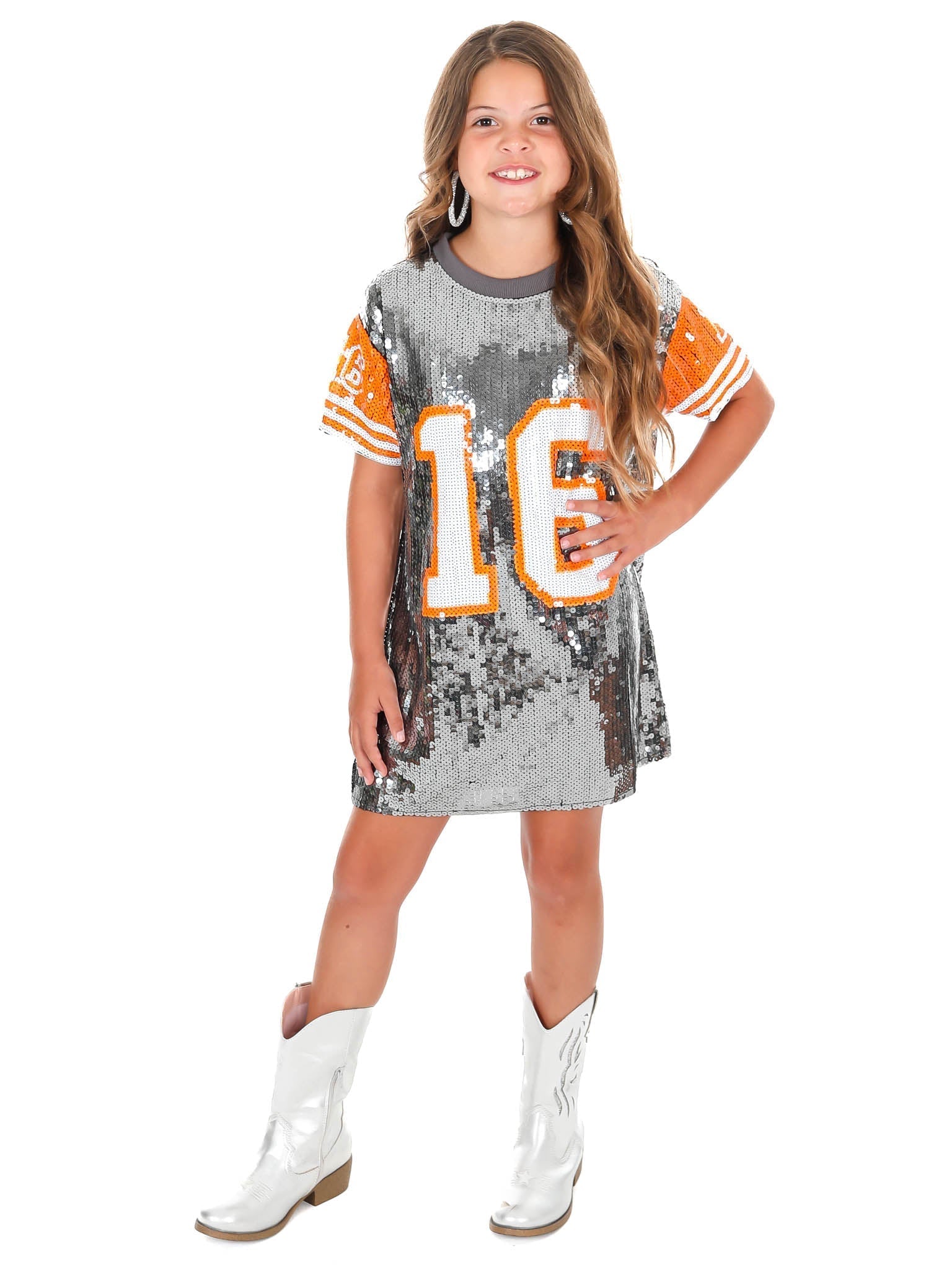 Youth 16 Sequin Jersey Dress