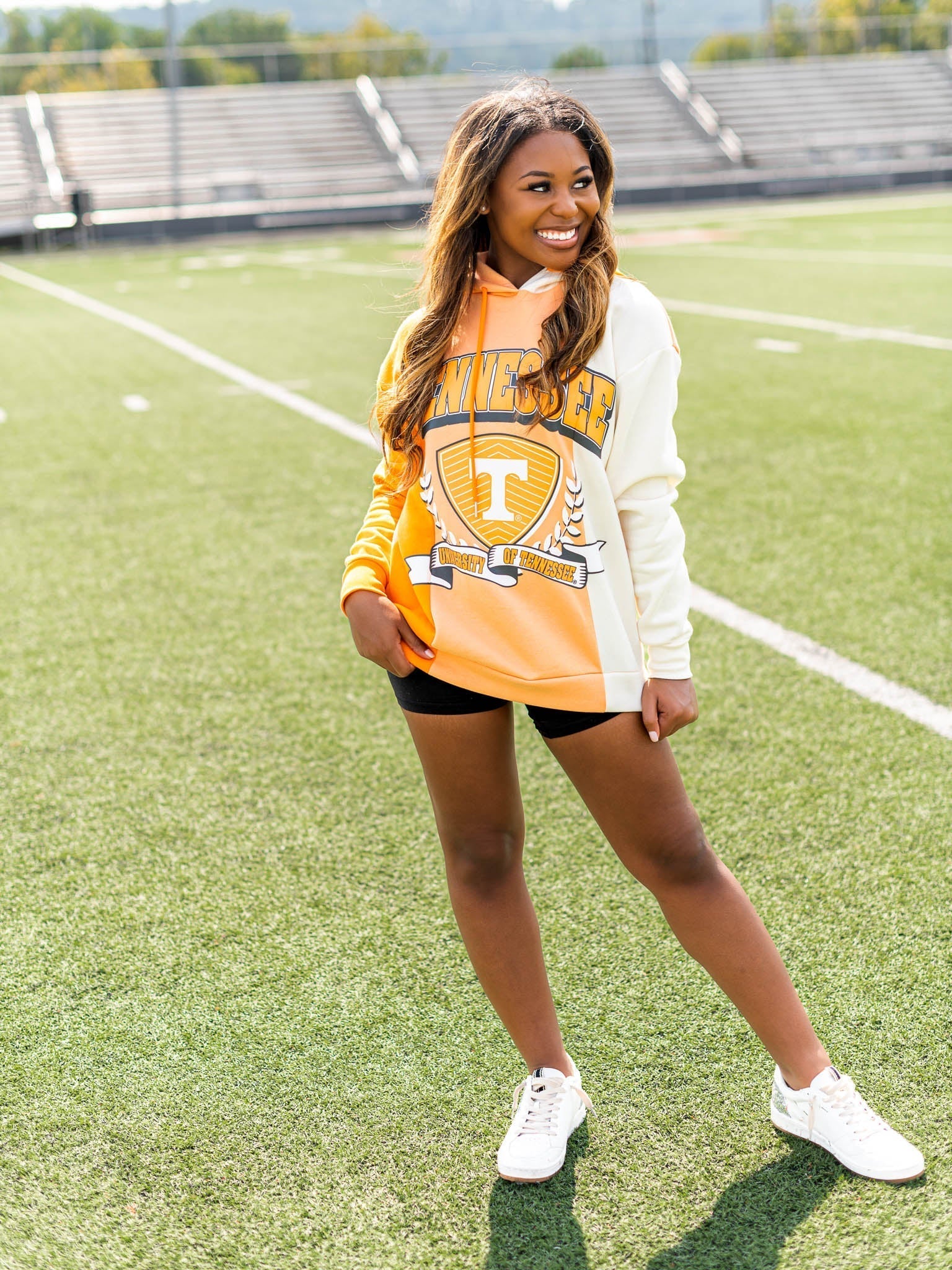 Tennessee Volunteers Colorblock Trio Hoodie