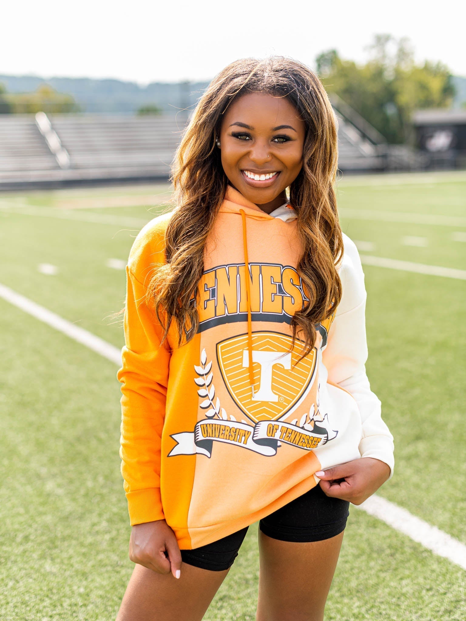 Tennessee Volunteers Colorblock Trio Hoodie