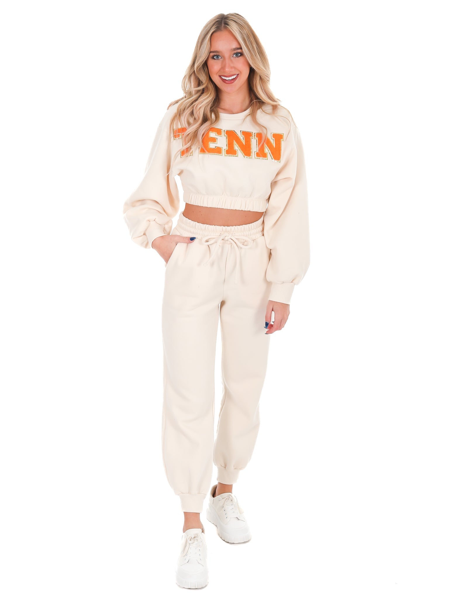 TENN Cream Two Piece Set