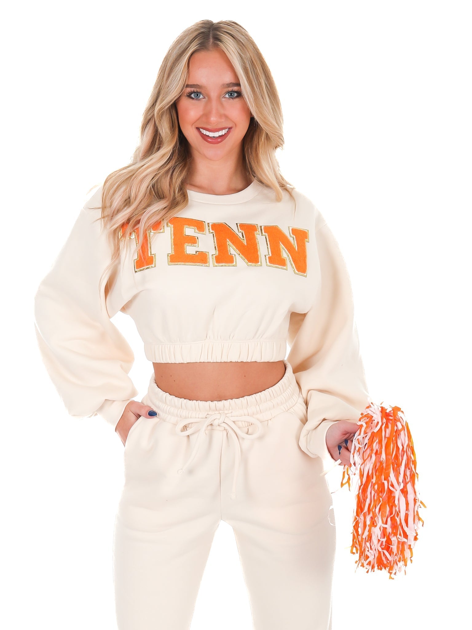 TENN Cream Two Piece Set