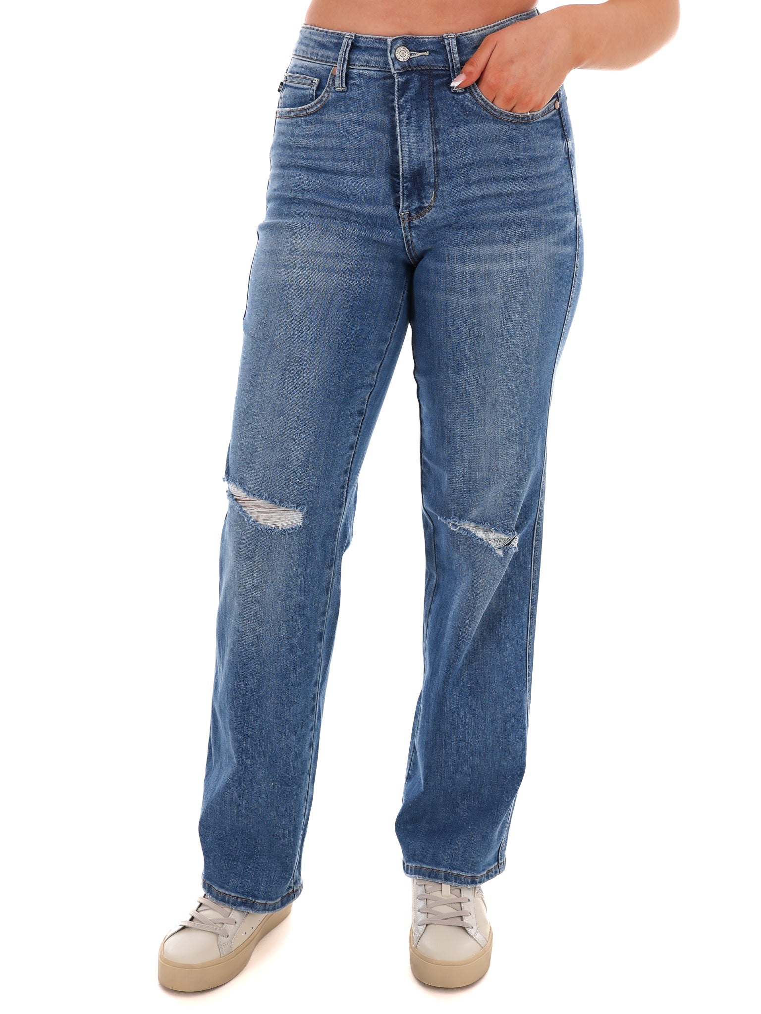 Wild As Her Tummy Control Straight Jeans