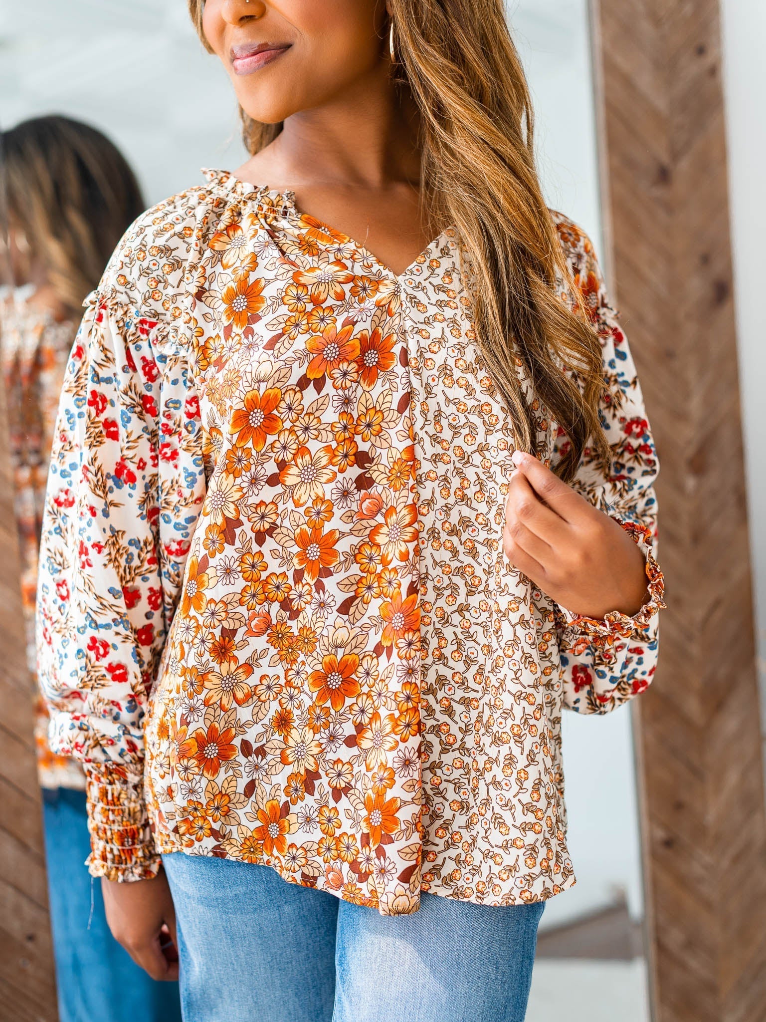 Win My Heart Print Top