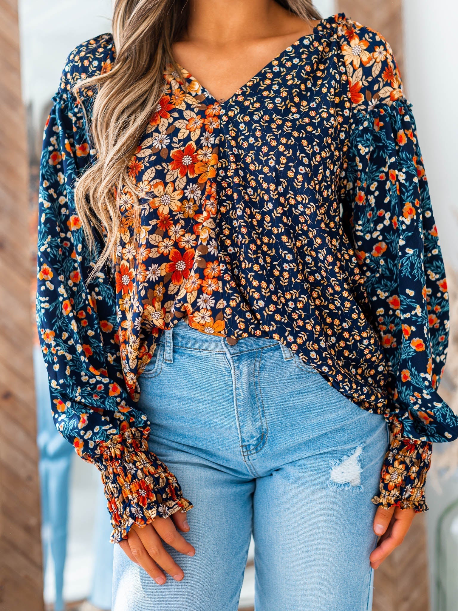 Win My Heart Print Top