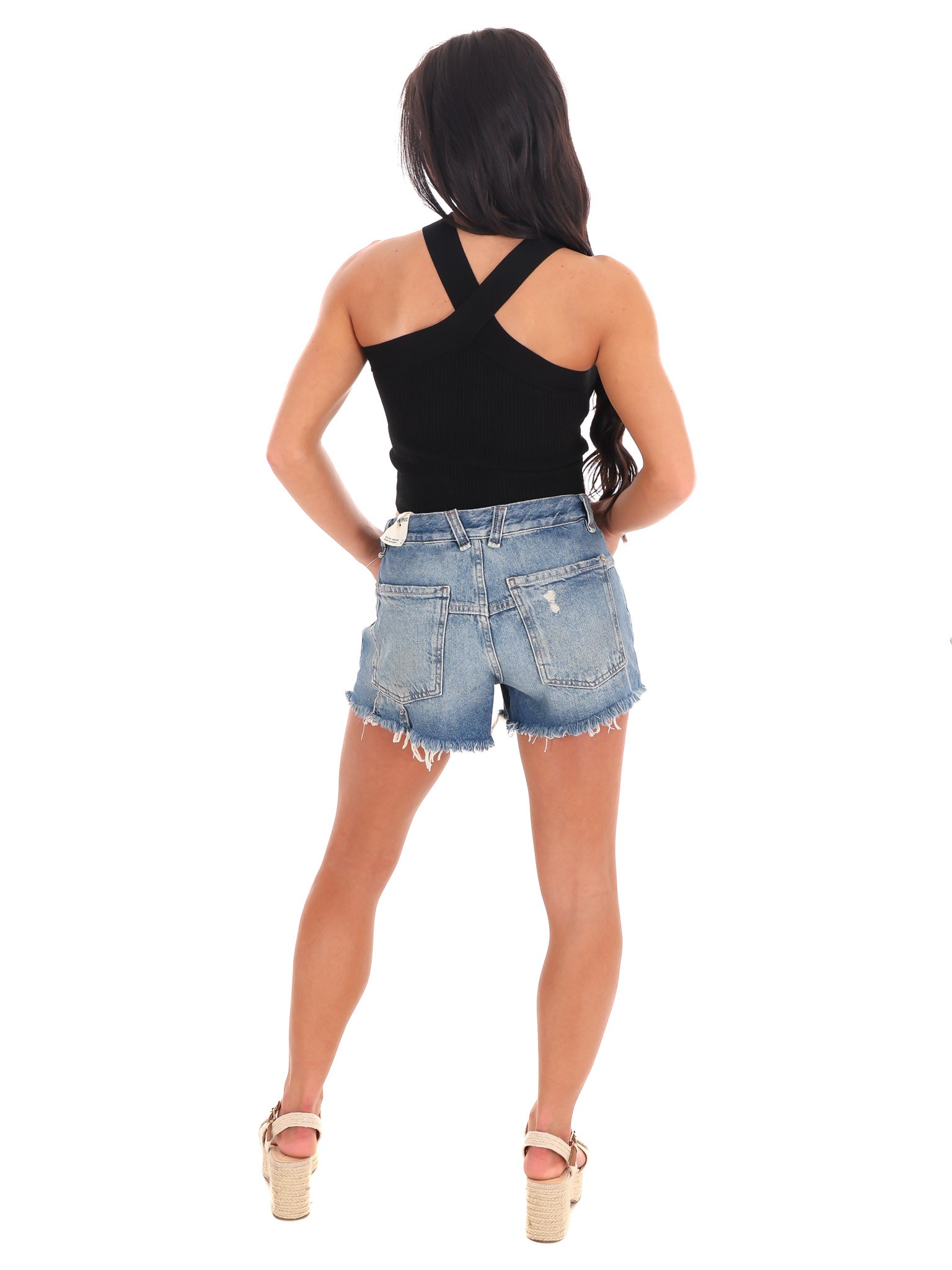 Enjoy the View Halter Crop Top