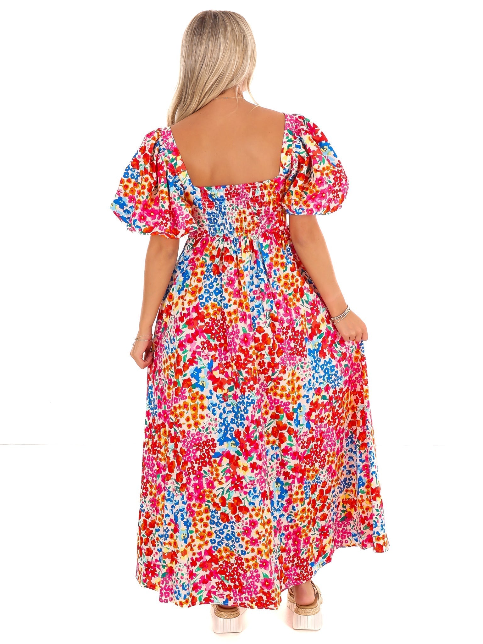 BuddyLove Jacqueline Berry Blue Midi Dress