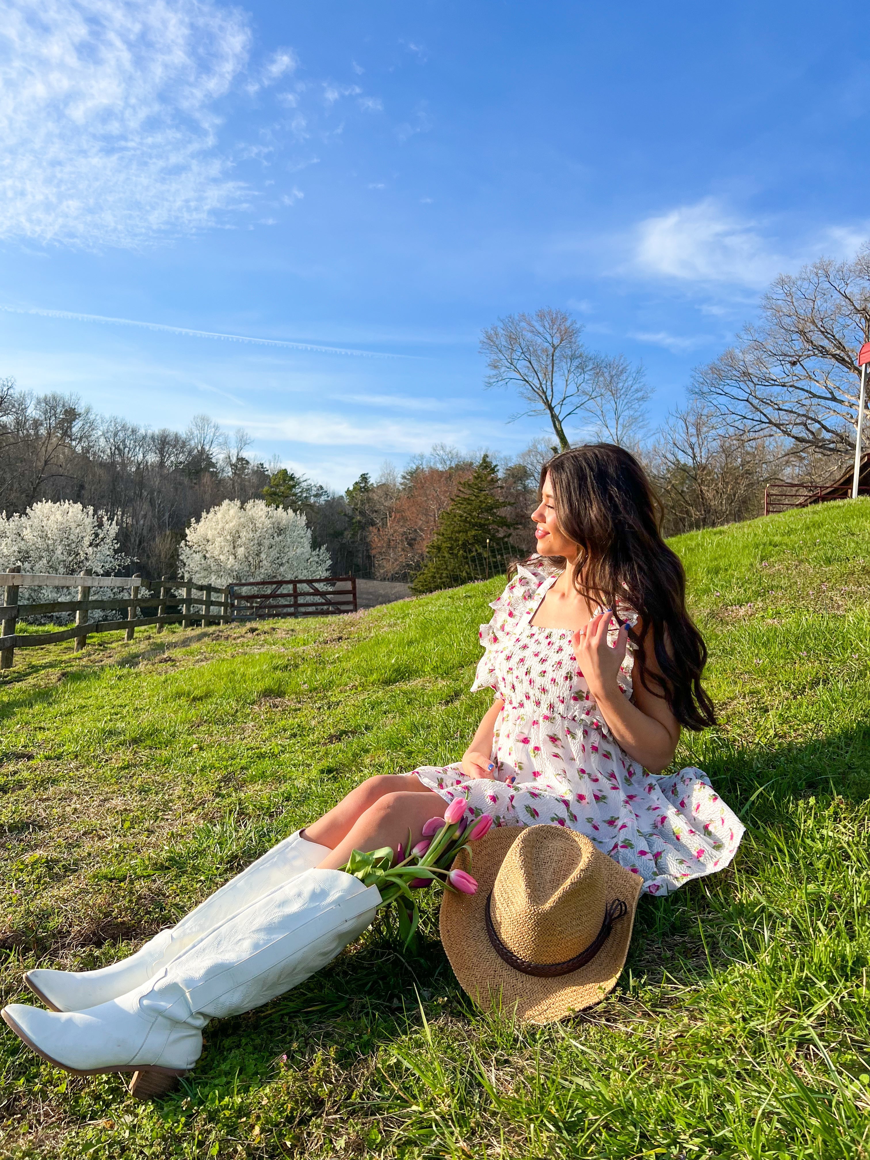 BuddyLove Maddison Calla Lily Mini Dress