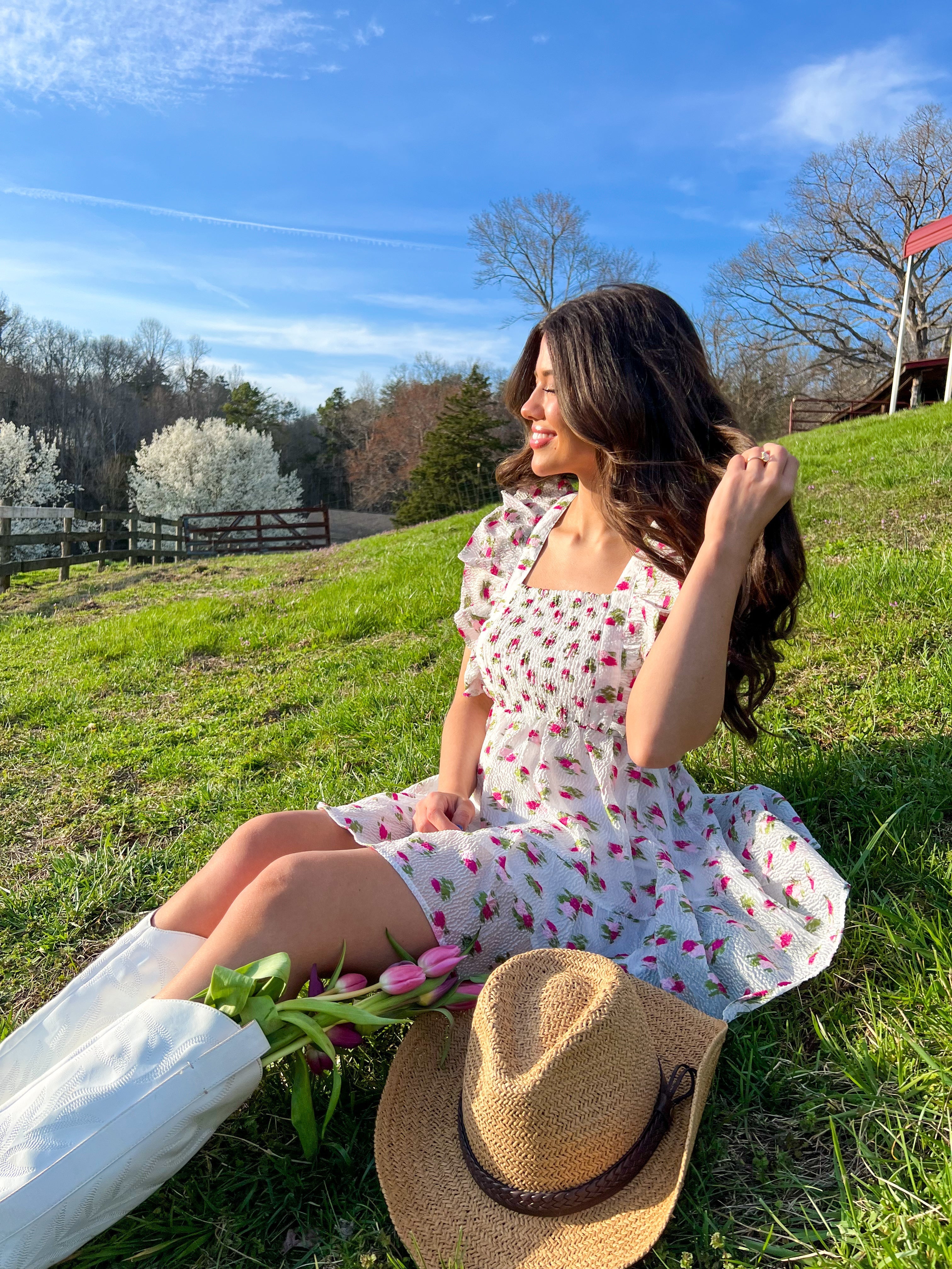 BuddyLove Maddison Calla Lily Mini Dress