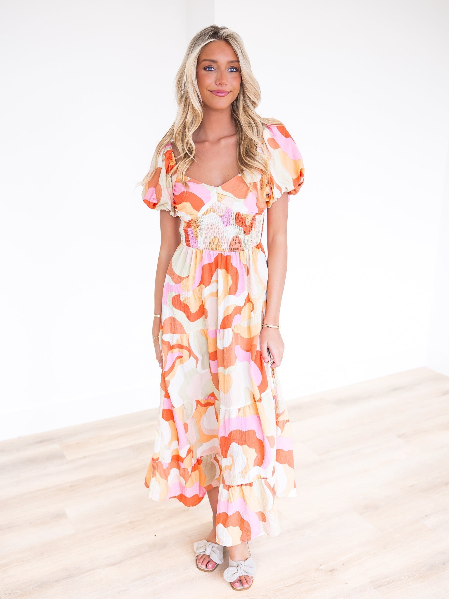 I'm A Believer Print Maxi Dress