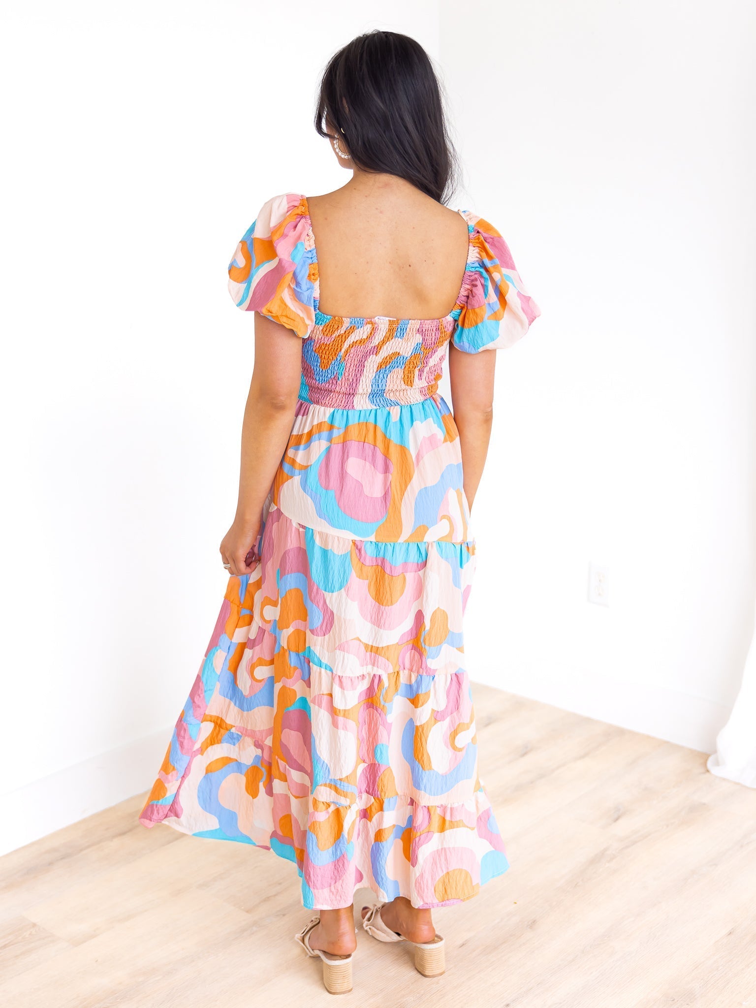 I'm A Believer Print Maxi Dress