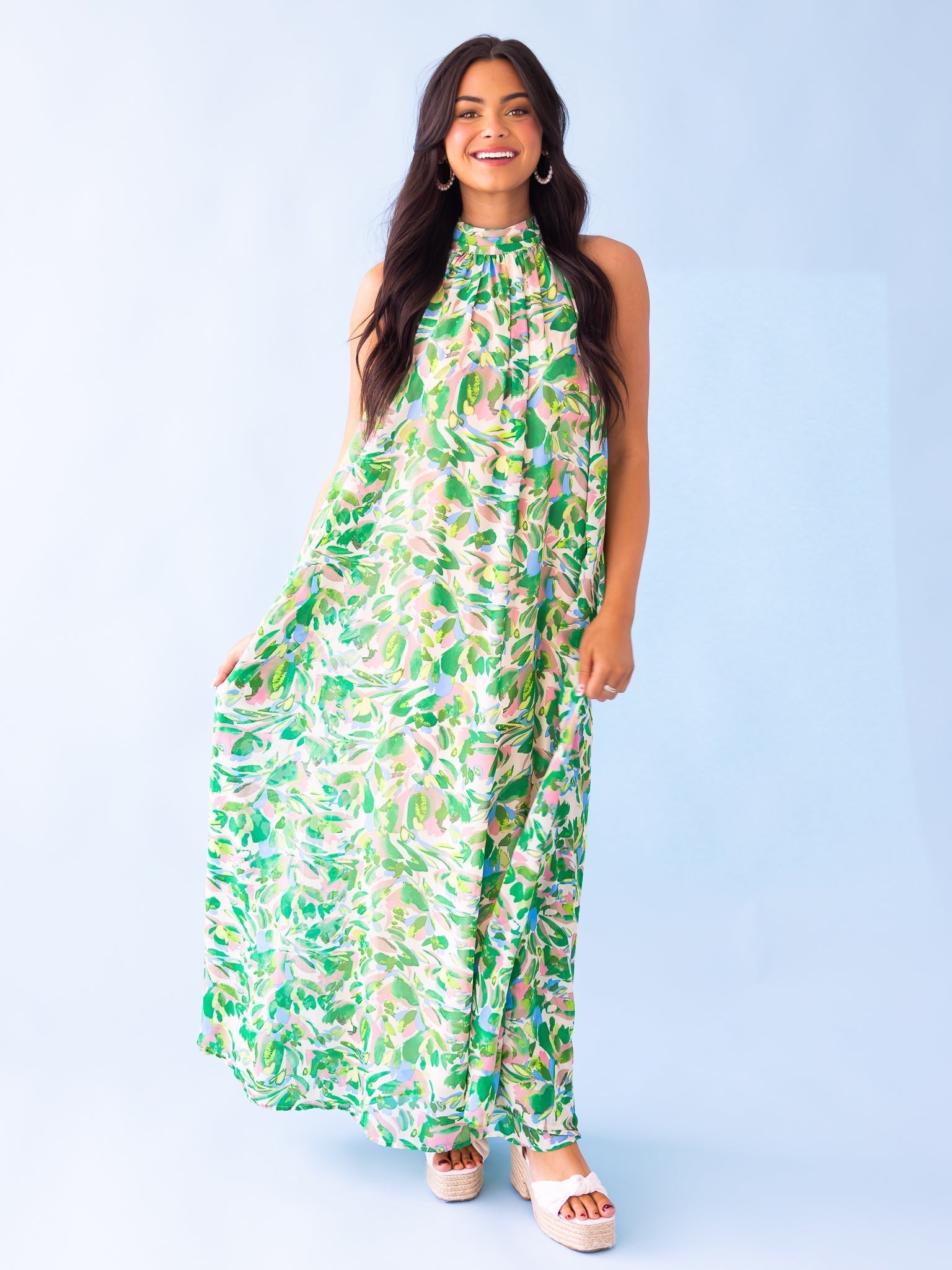 Say A Little Prayer Floral Maxi Dress