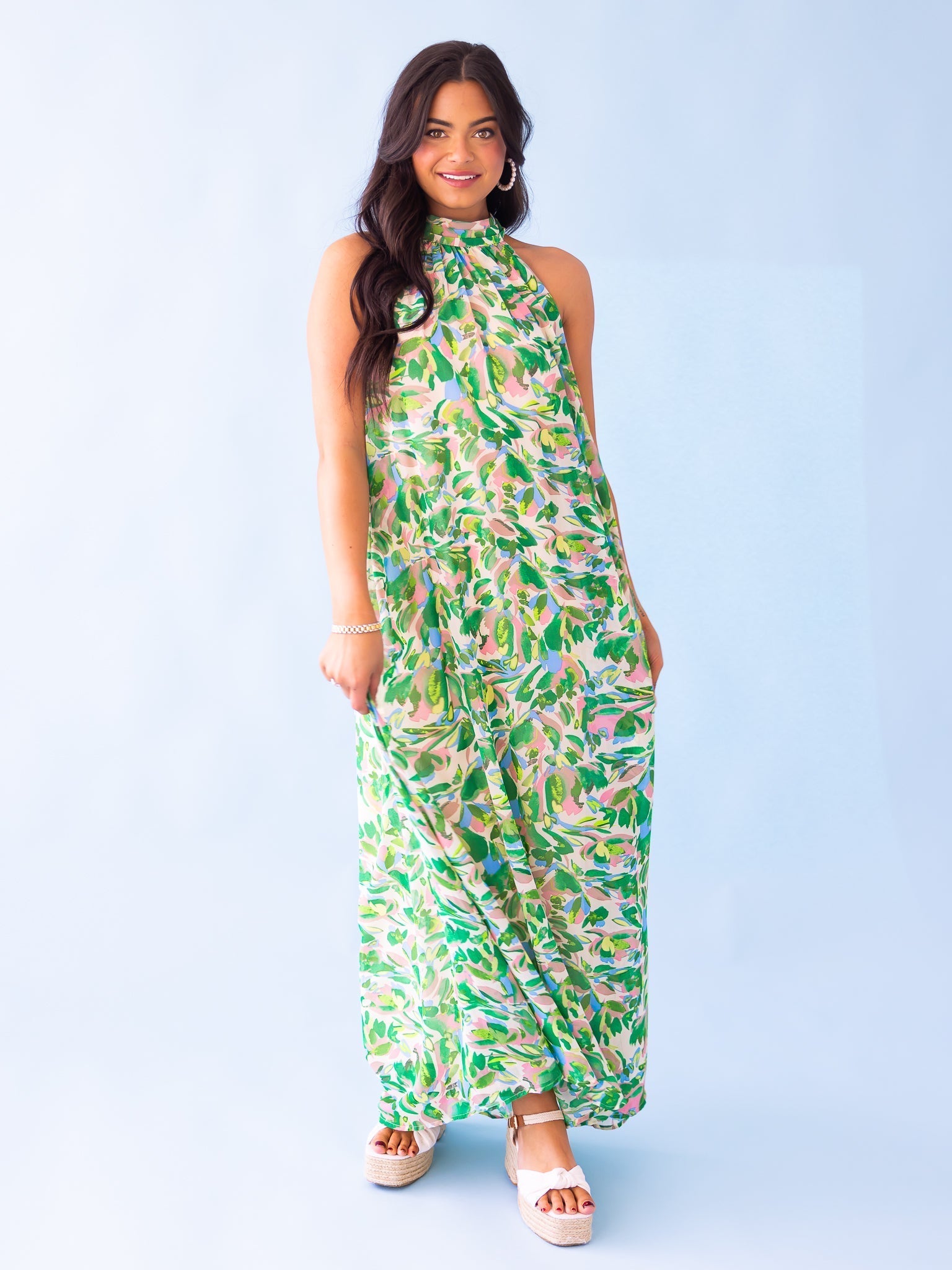 Say A Little Prayer Floral Maxi Dress