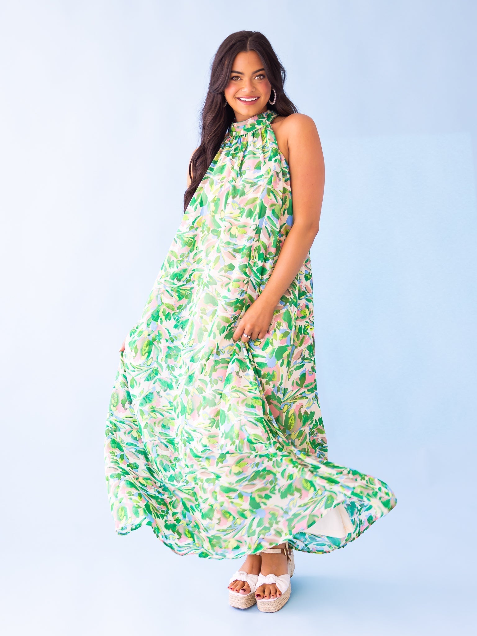 Say A Little Prayer Floral Maxi Dress