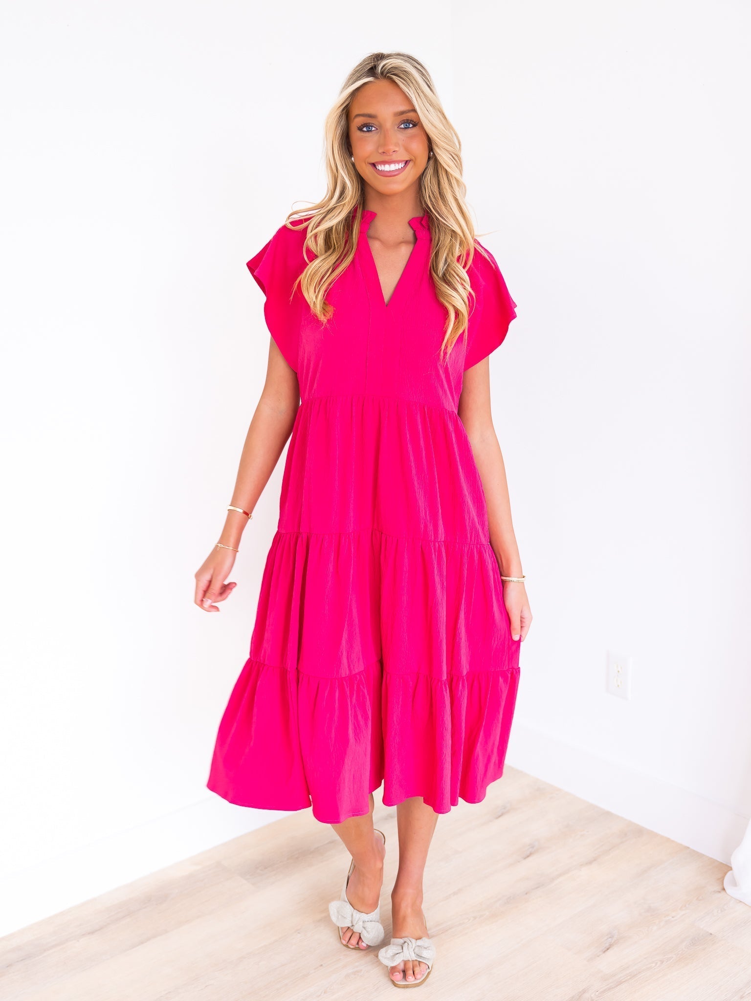 Yes Please Tiered Maxi Dress