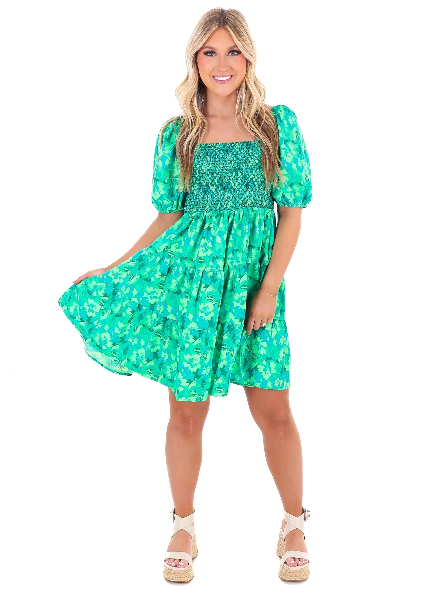 Chase Her Floral Mini Dress