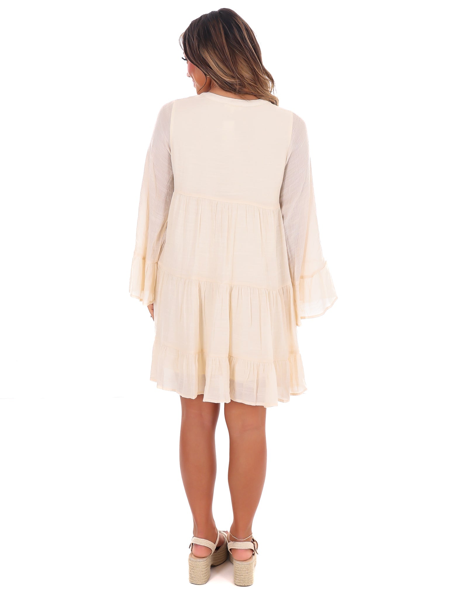 Calling After Me Button Down Dress