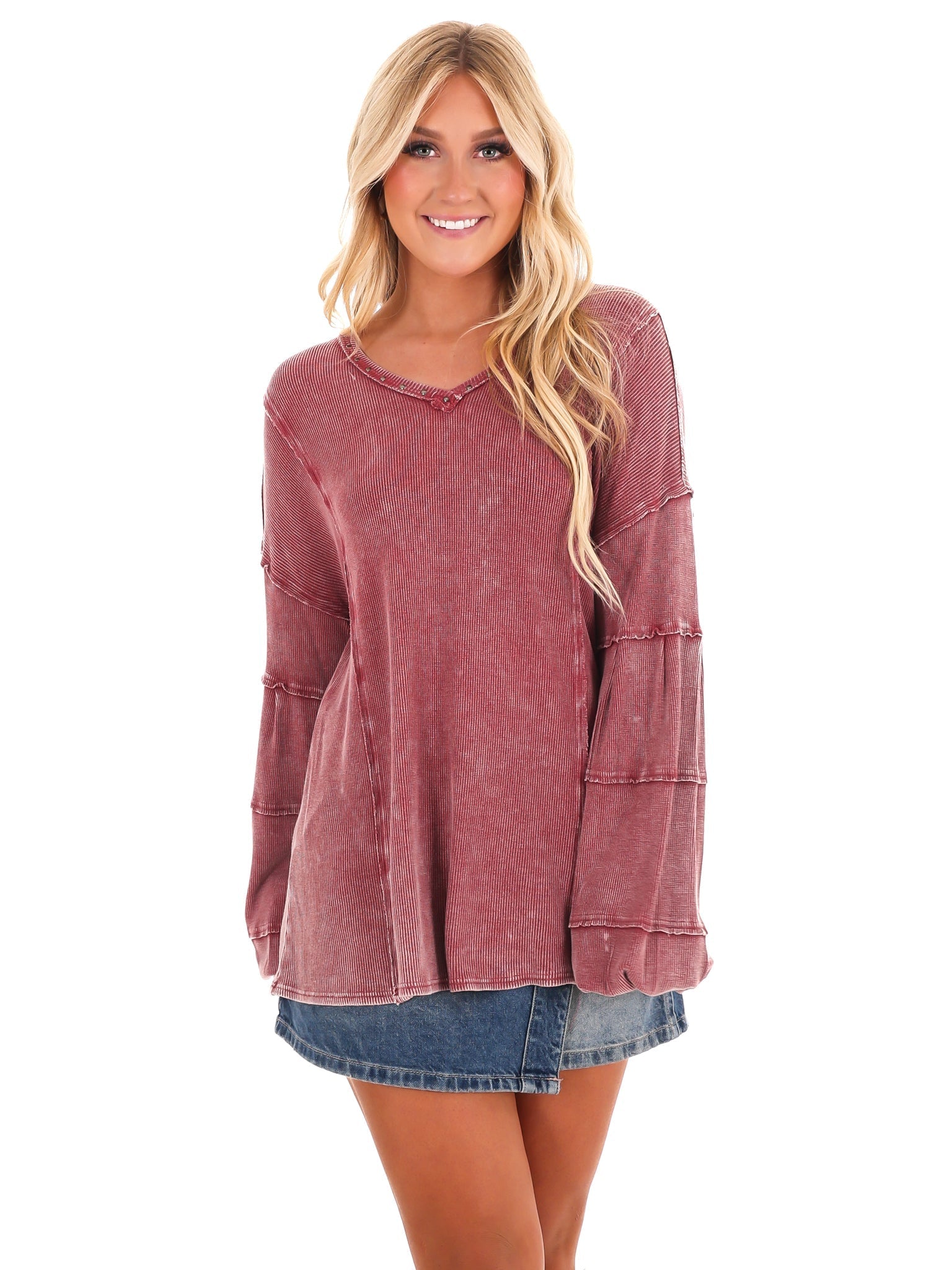 Grit and Grace Mineral Wash Top