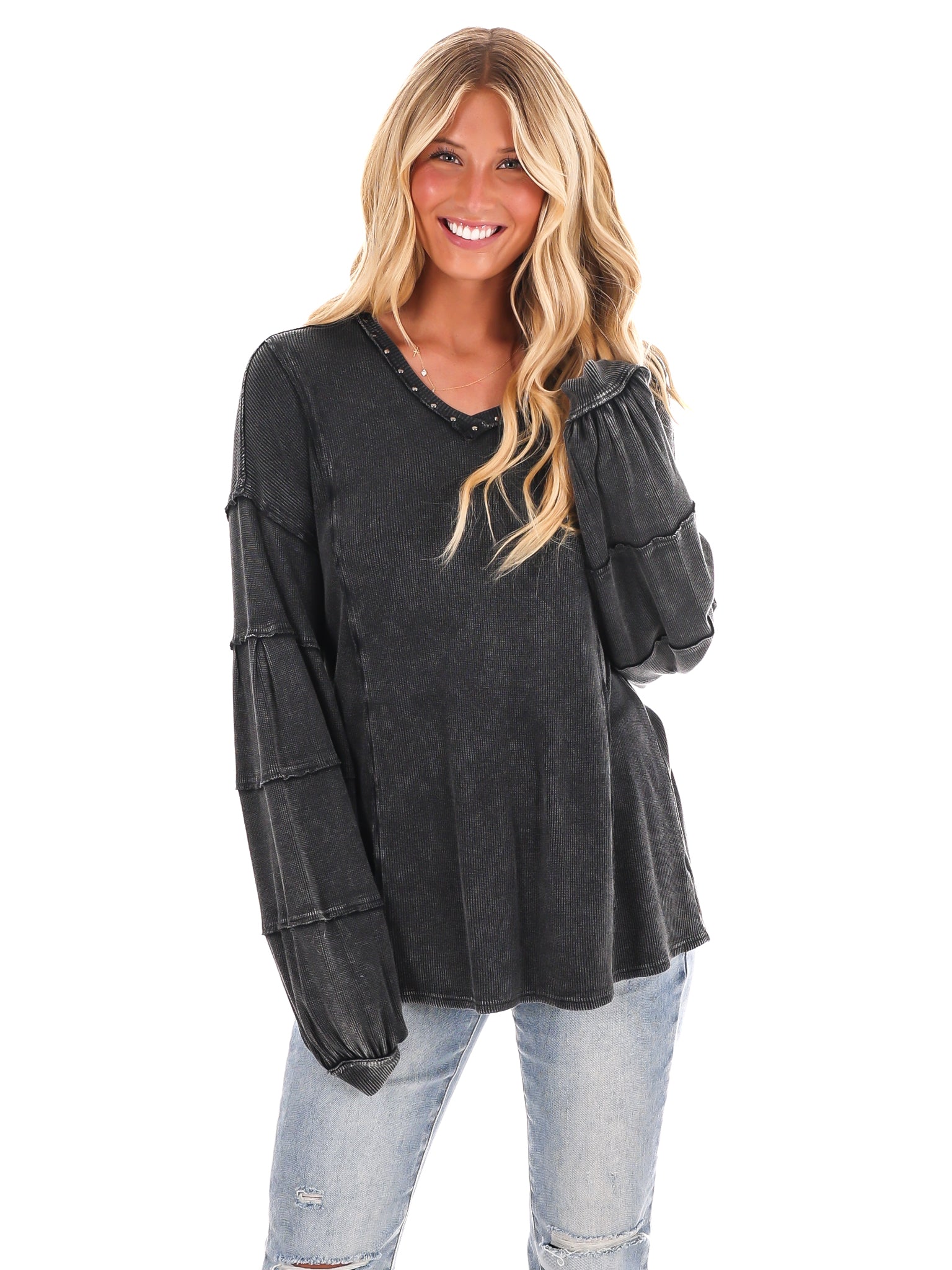 Grit and Grace Mineral Wash Top