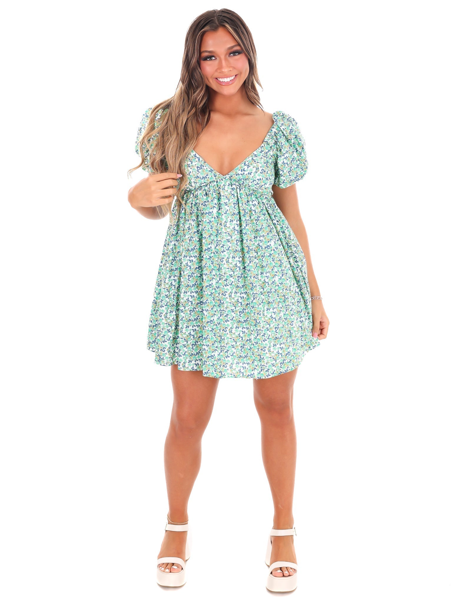 One Thing Right Floral Dress