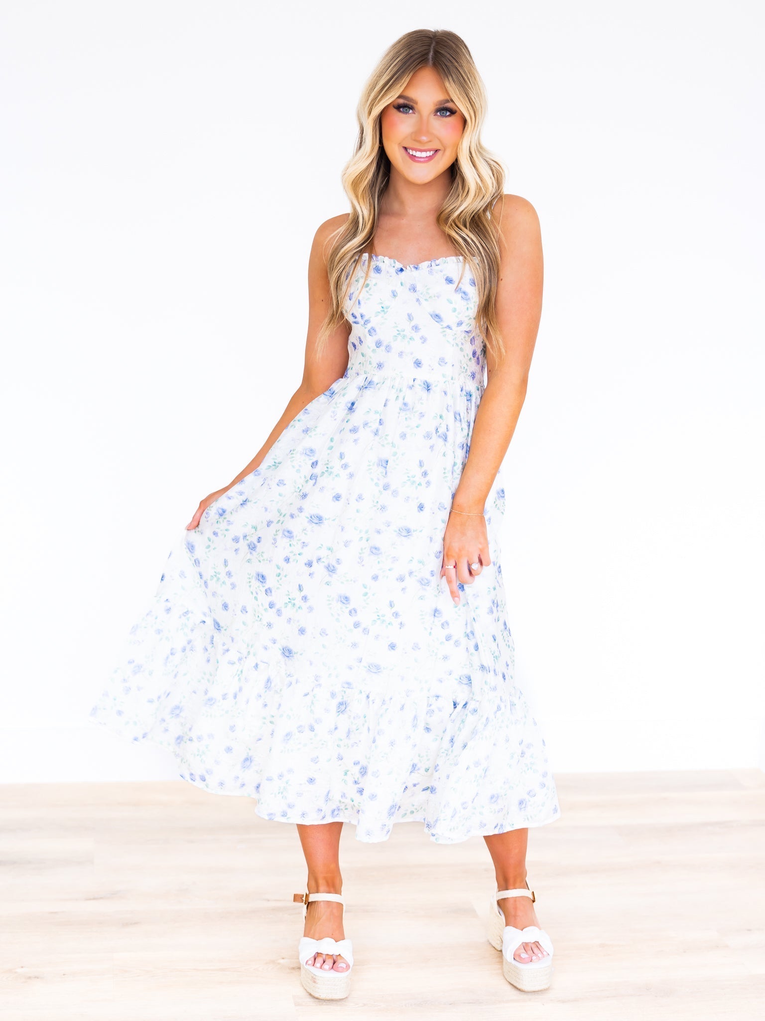Luck Be A Lady Floral Dress