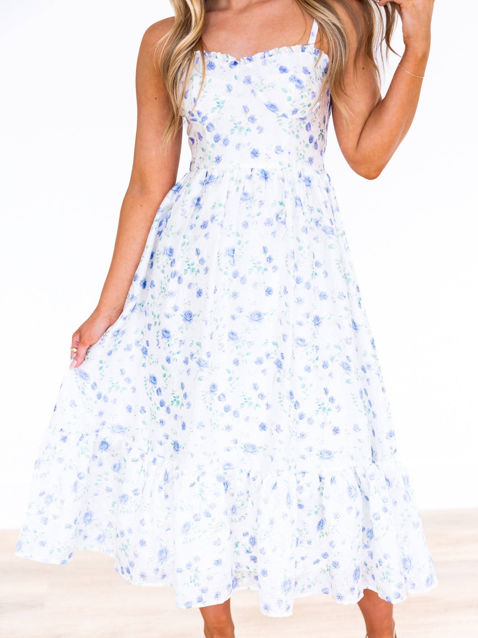 Luck Be A Lady Floral Dress