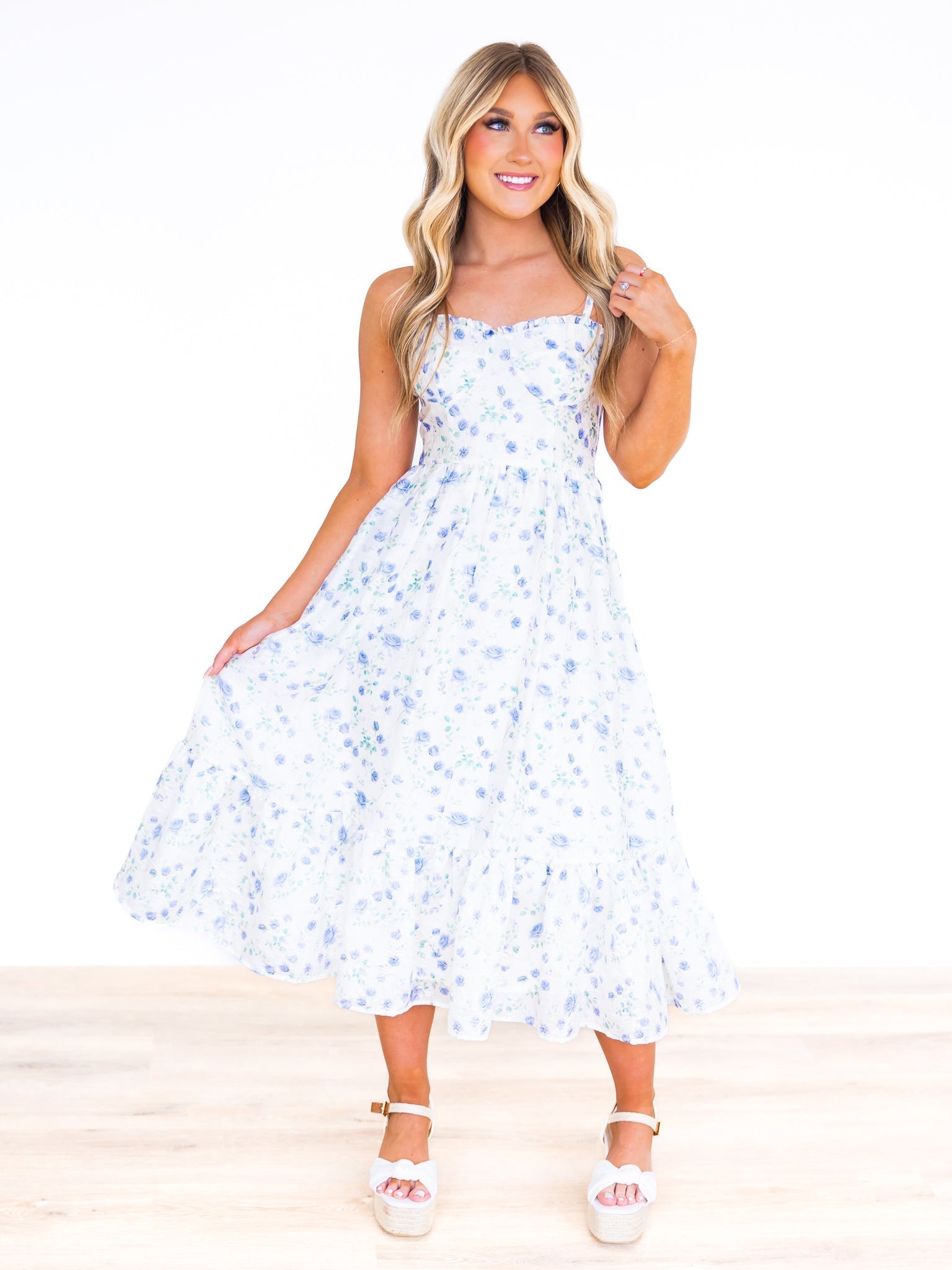 Luck Be A Lady Floral Dress