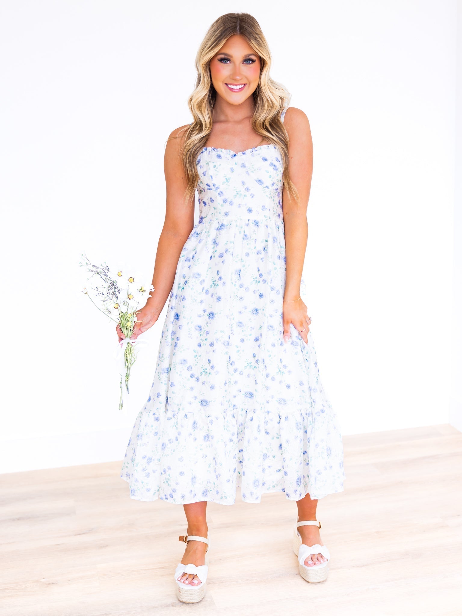 Luck Be A Lady Floral Dress