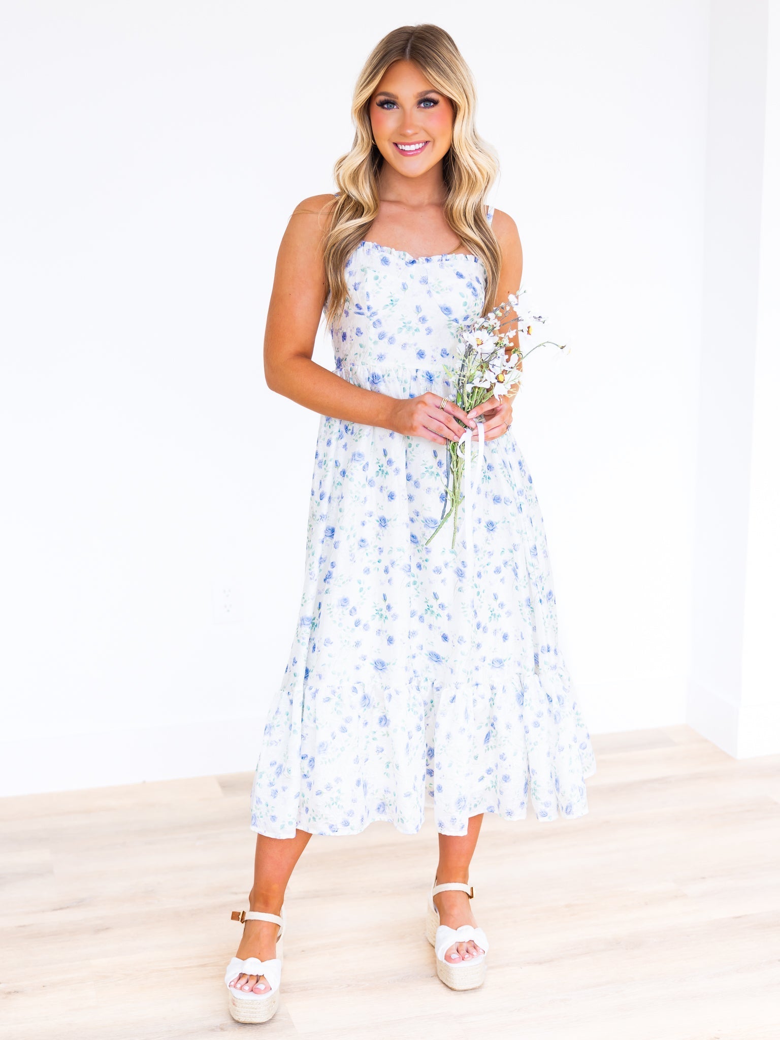 Luck Be A Lady Floral Dress