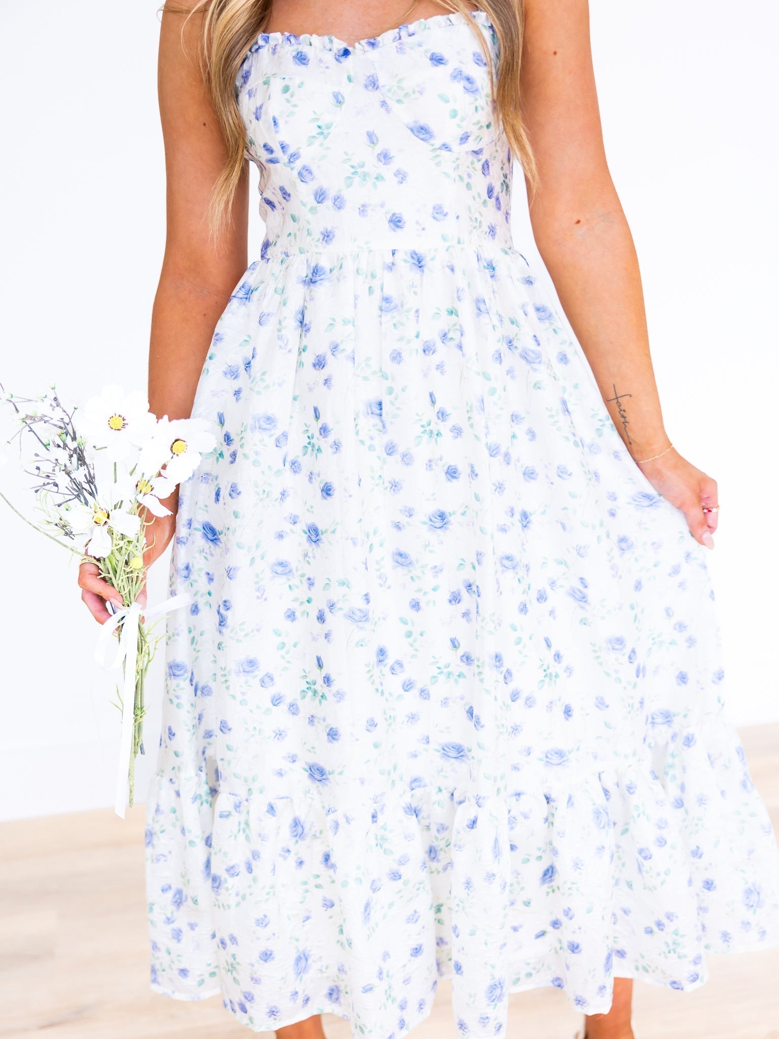 Luck Be A Lady Floral Dress