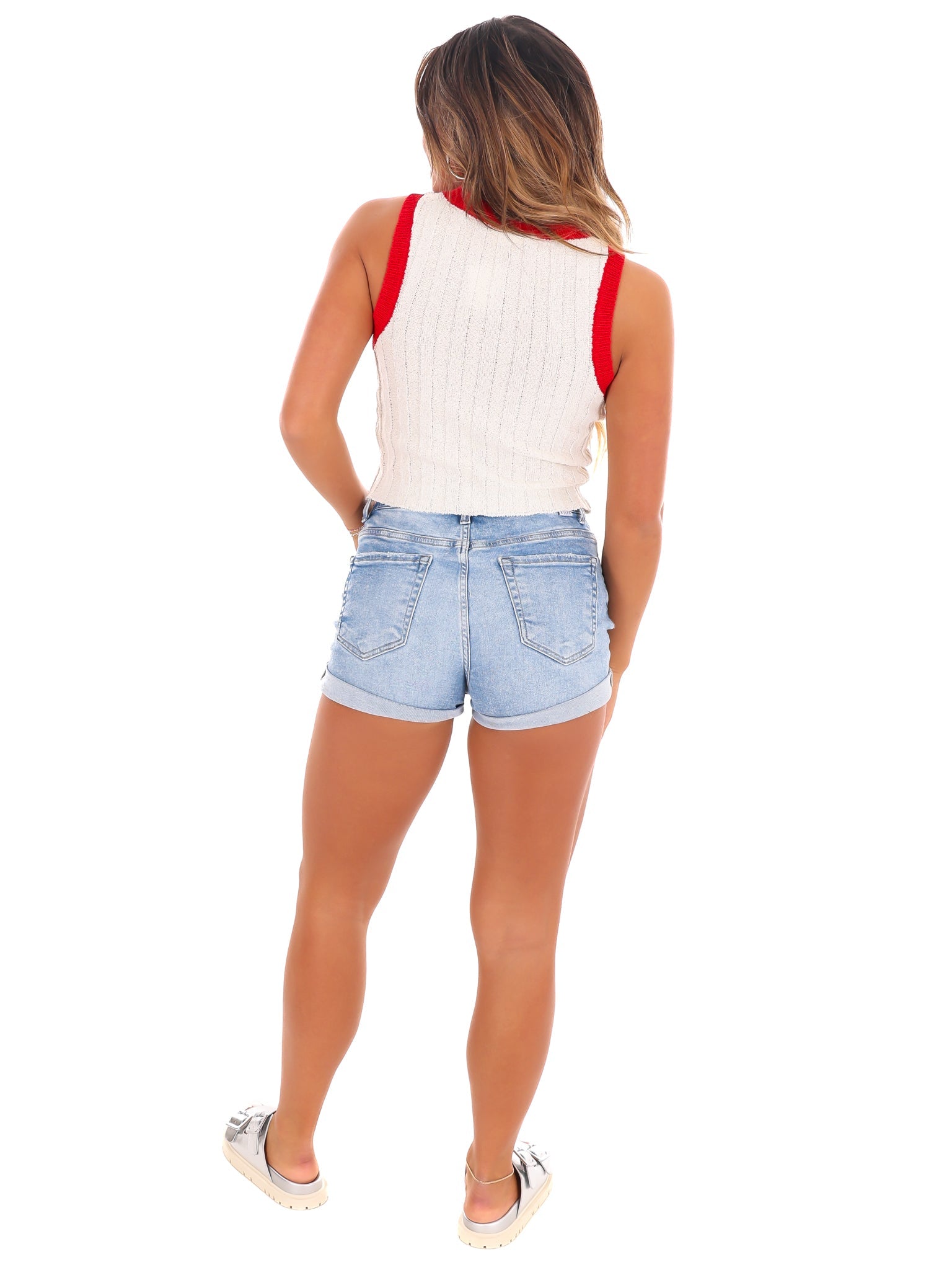 This Kiss Ribbed Tank Top