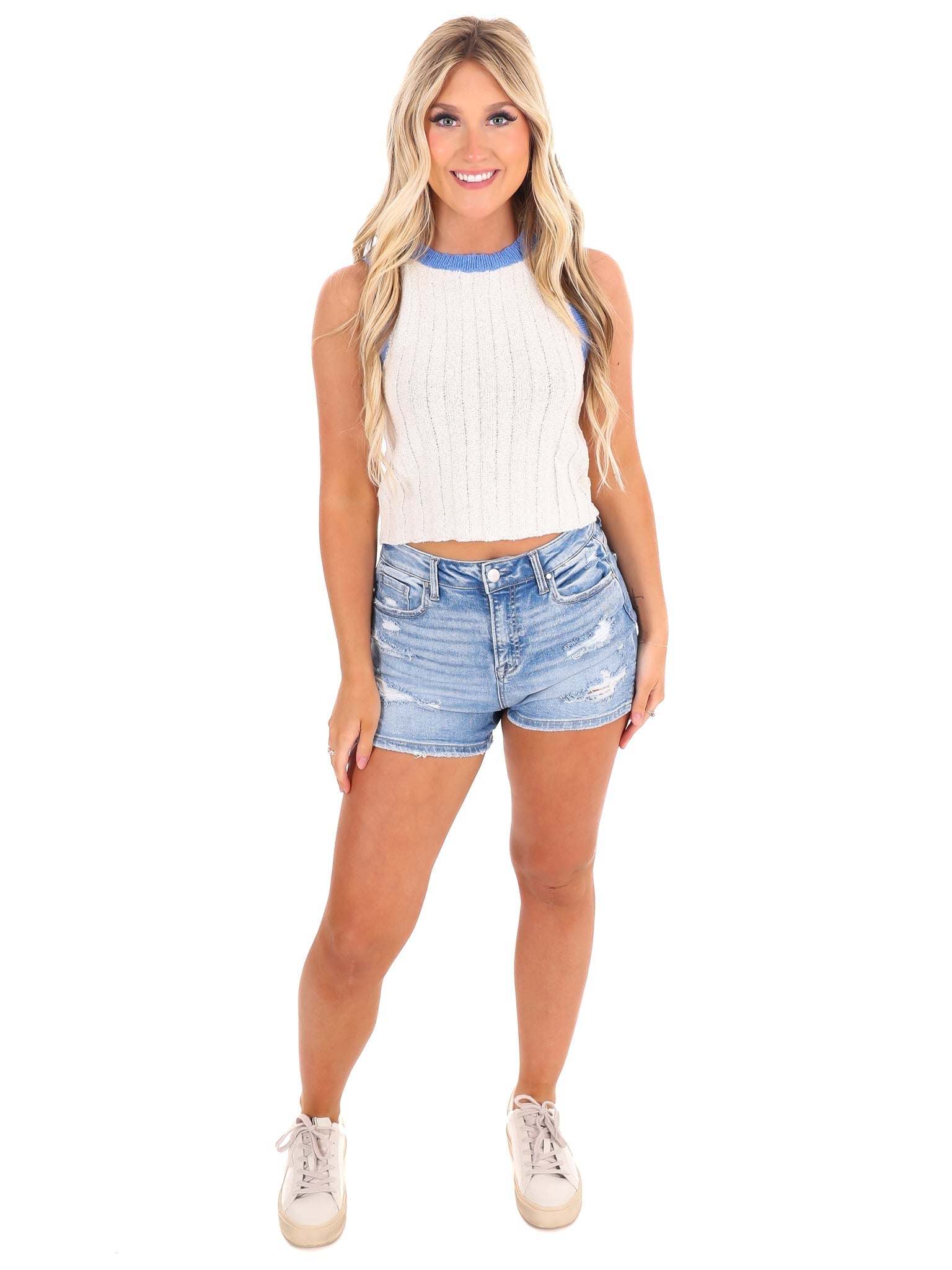 This Kiss Ribbed Tank Top