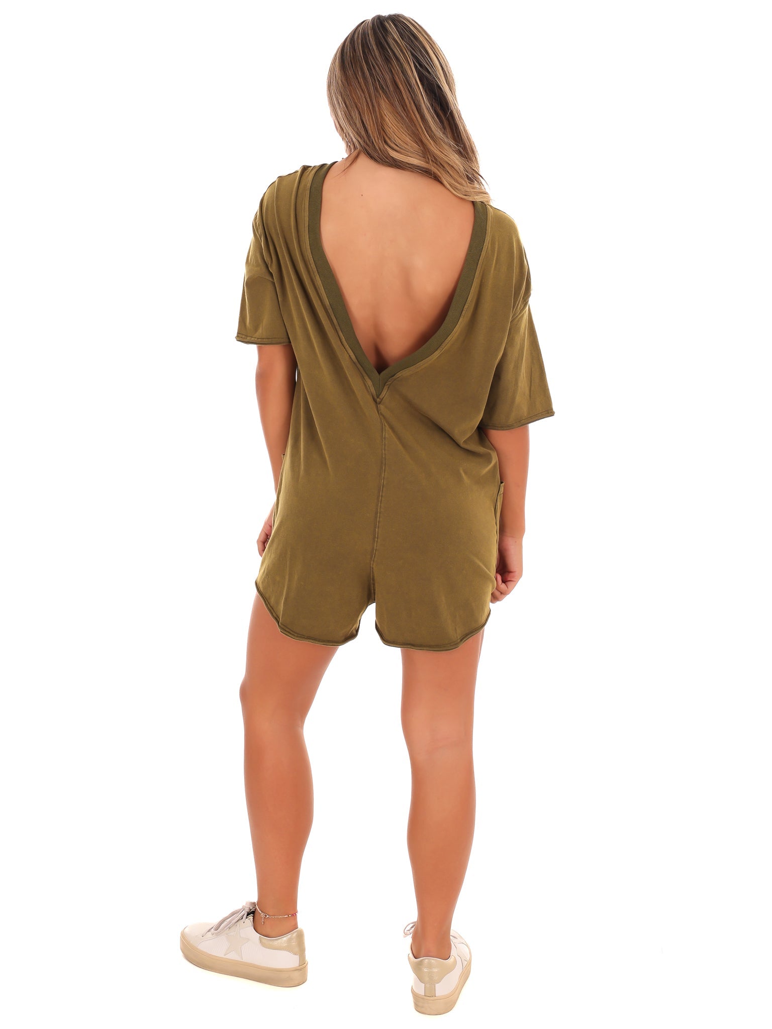 All Yours Washed Romper