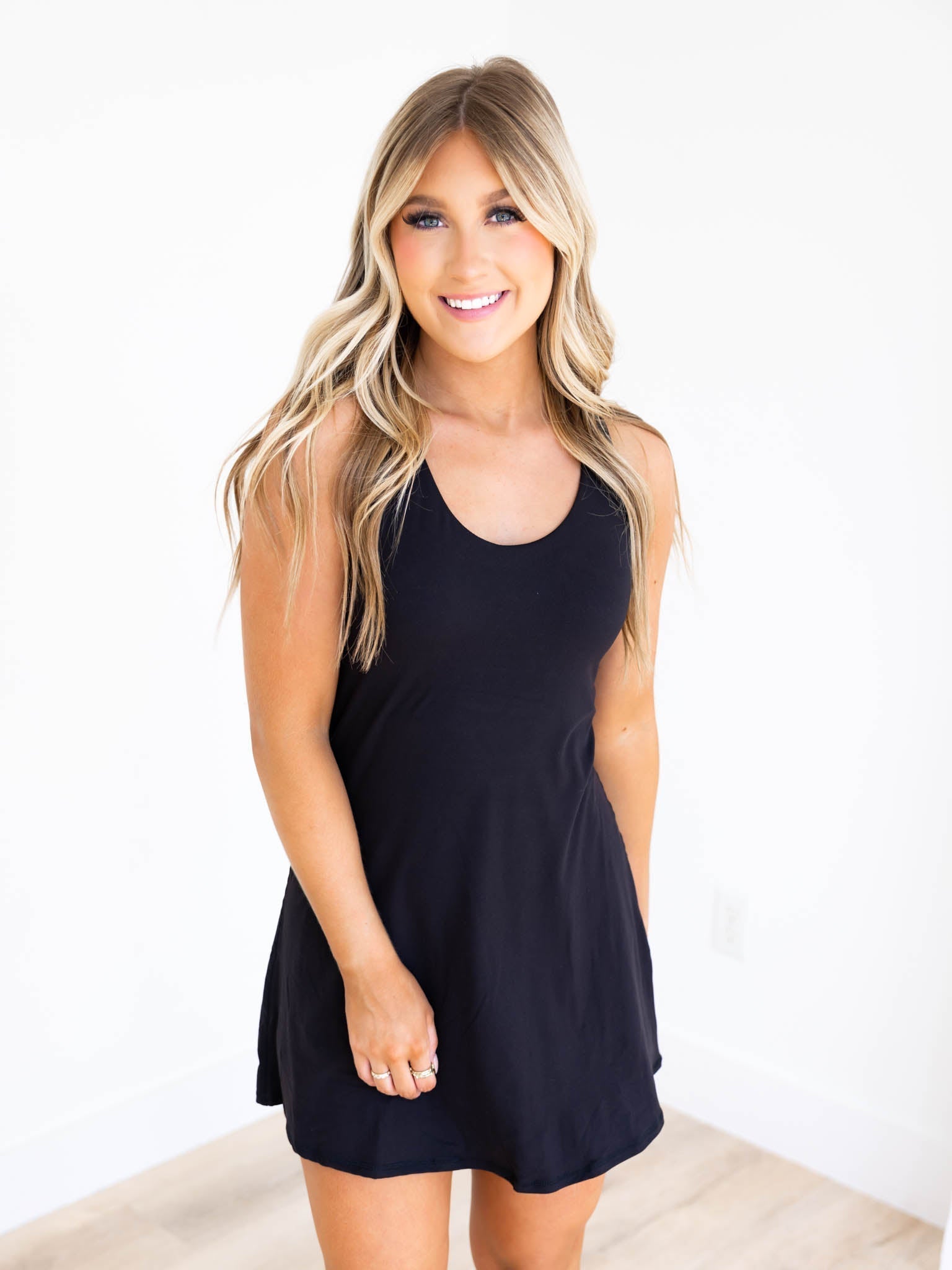 Walk Me Home Tennis Romper Dress