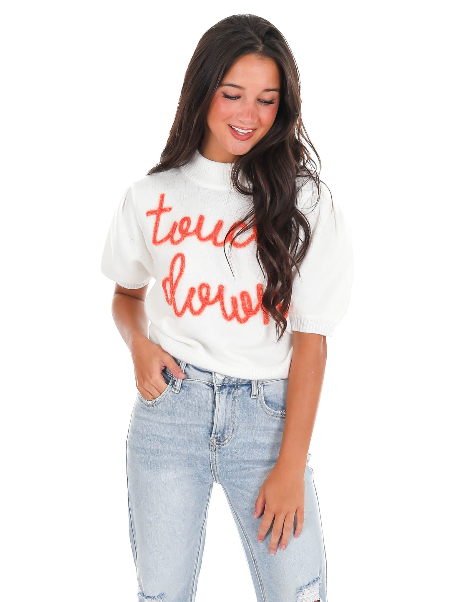 We Want A Touchdown Sweater