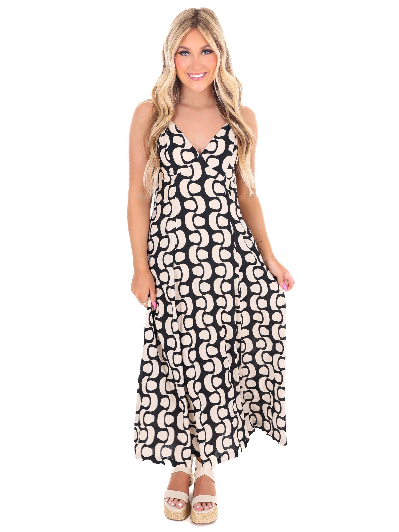 Walk with Me Printed Maxi Dress