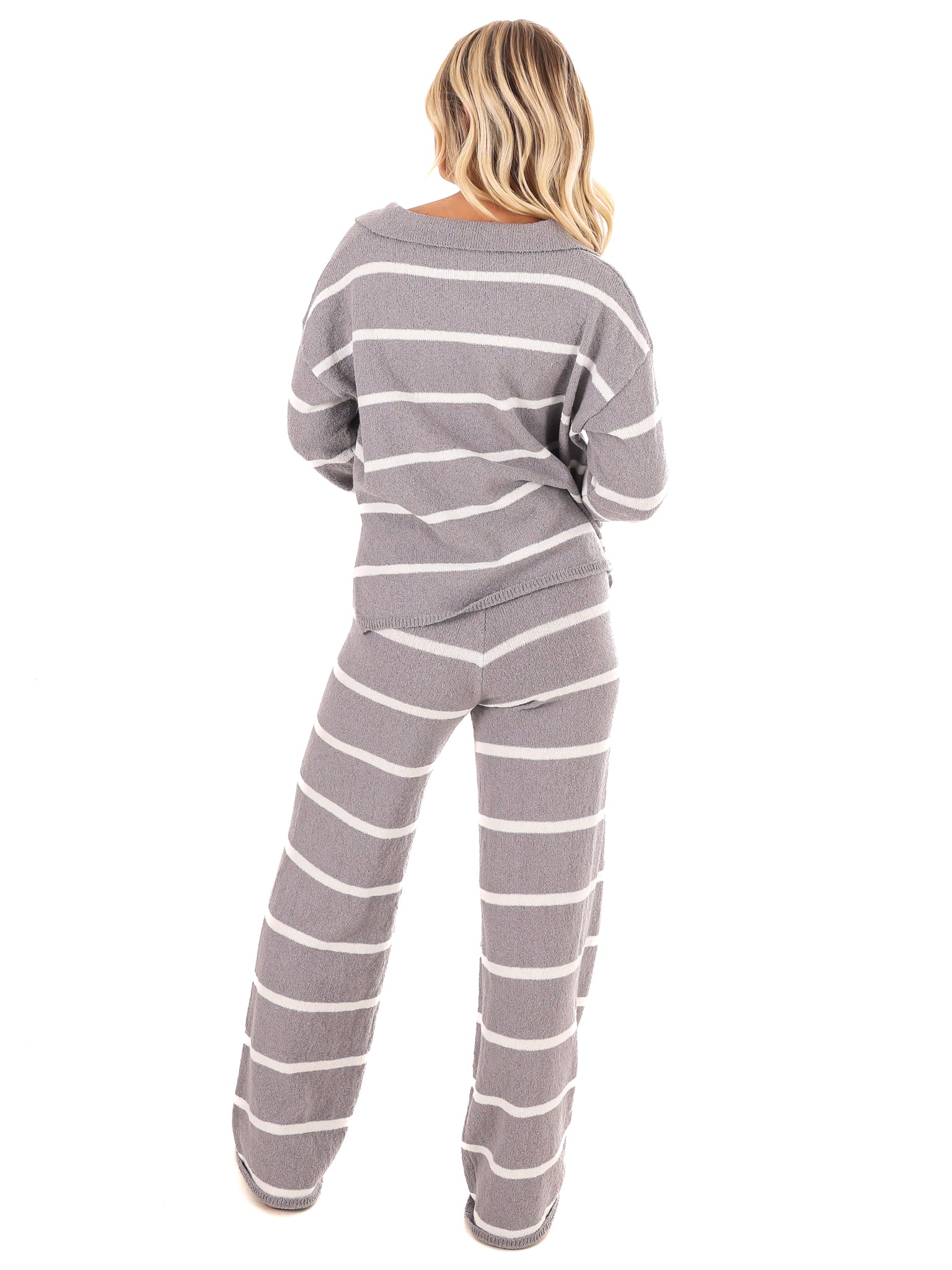 Weekend Wonder Stripe Sweater Set