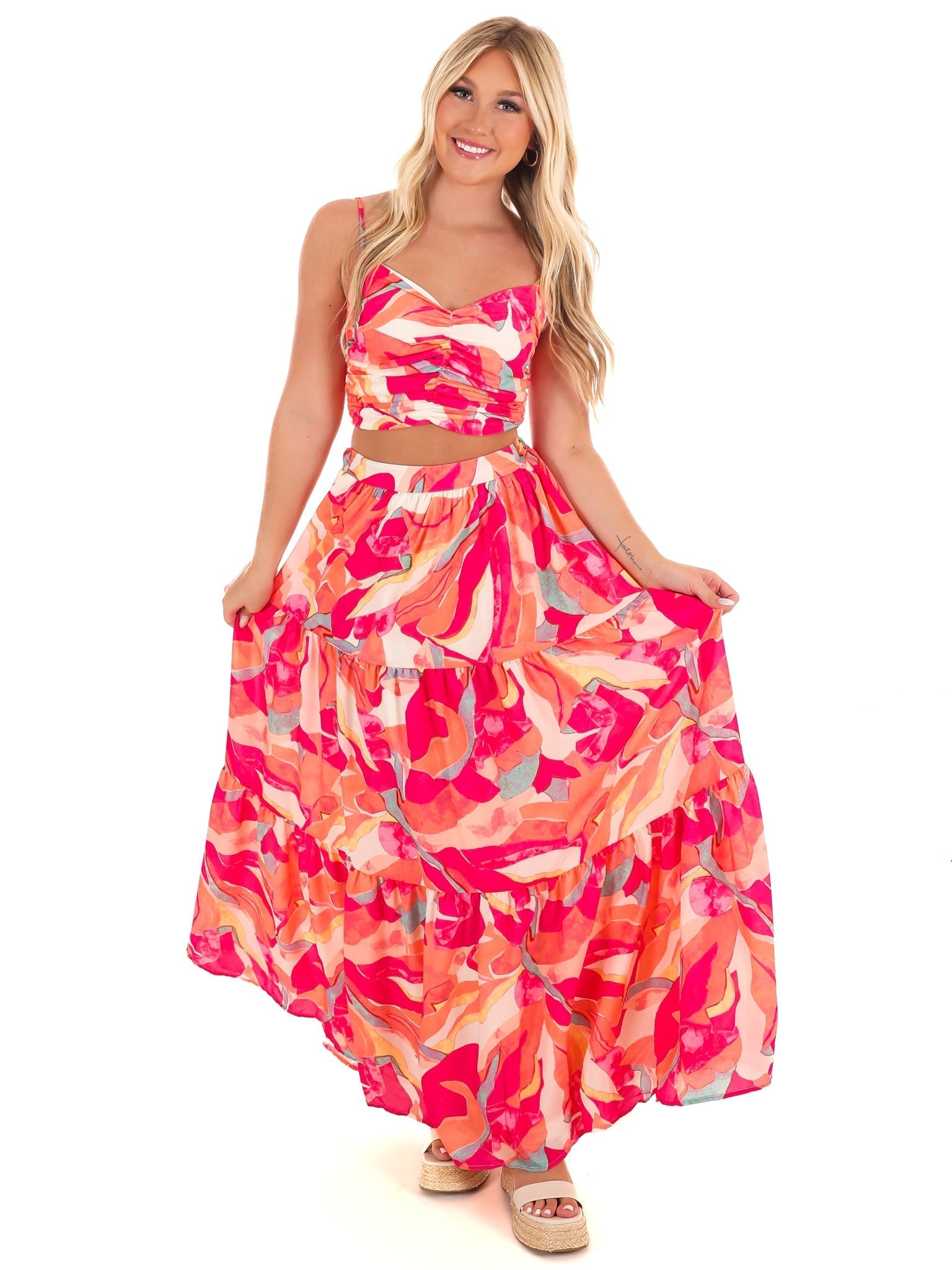 Heart to Heart Print Two Piece Set