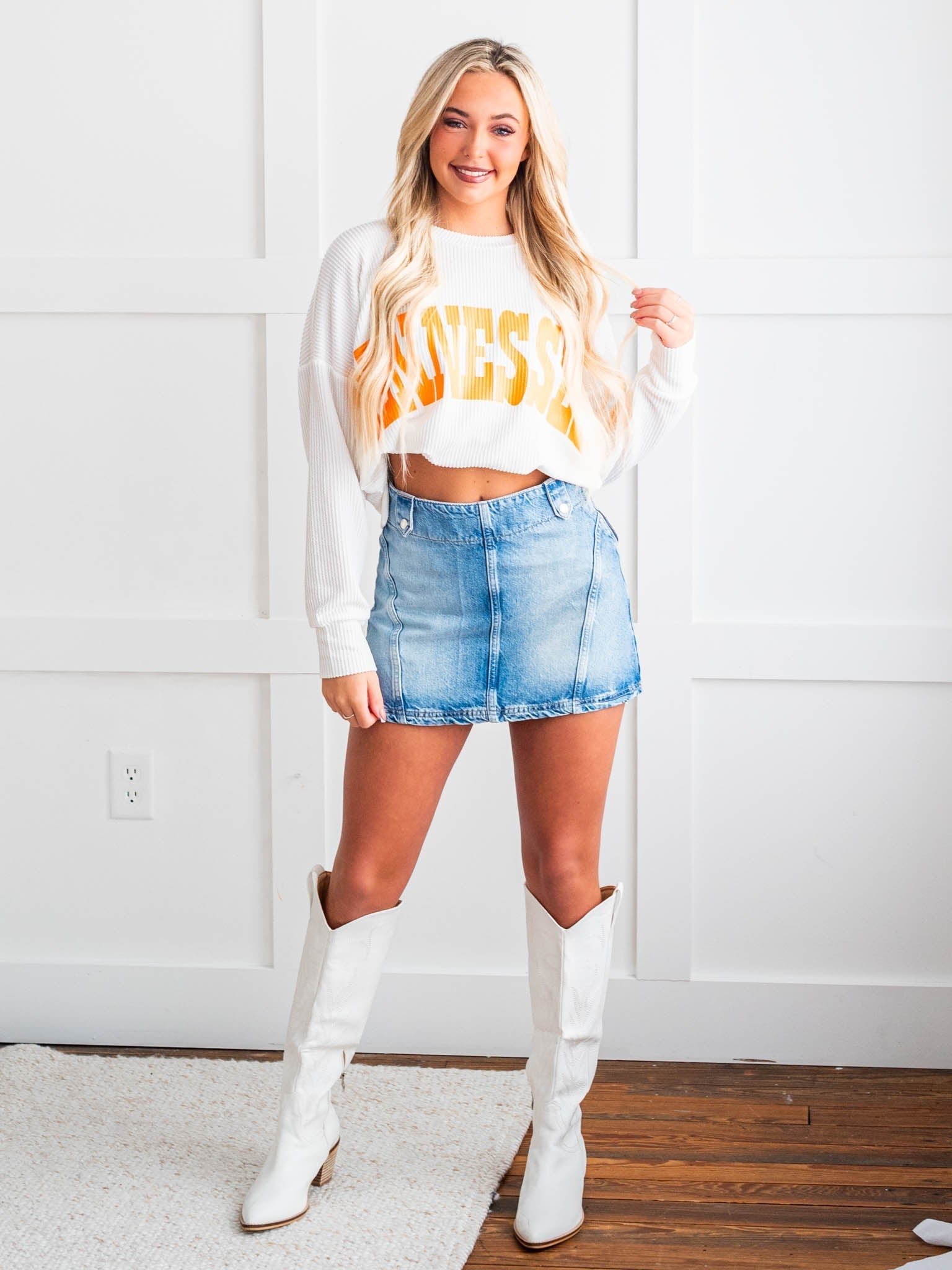 Ribbed Tennessee Pullover