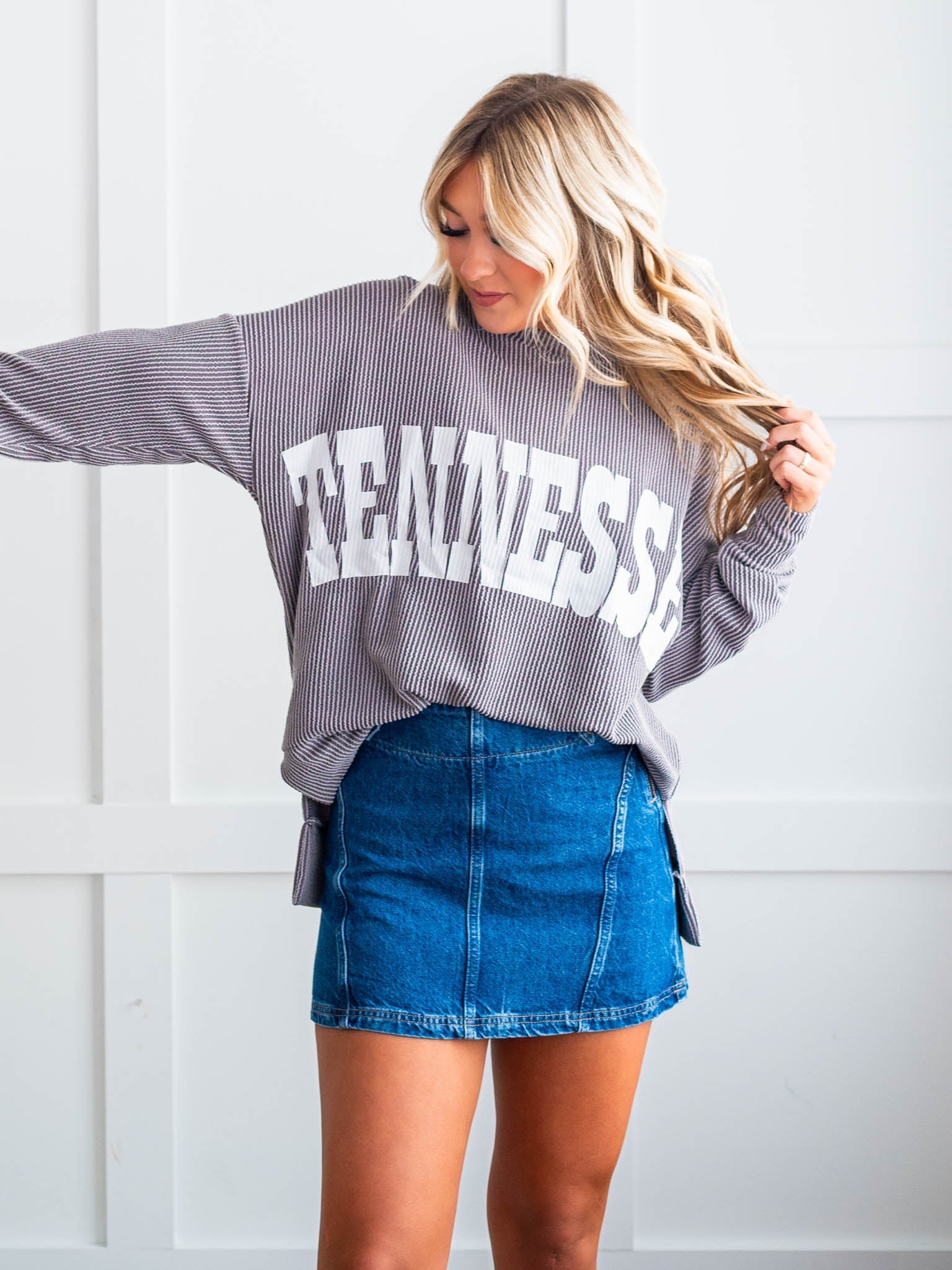 Ribbed Tennessee Pullover