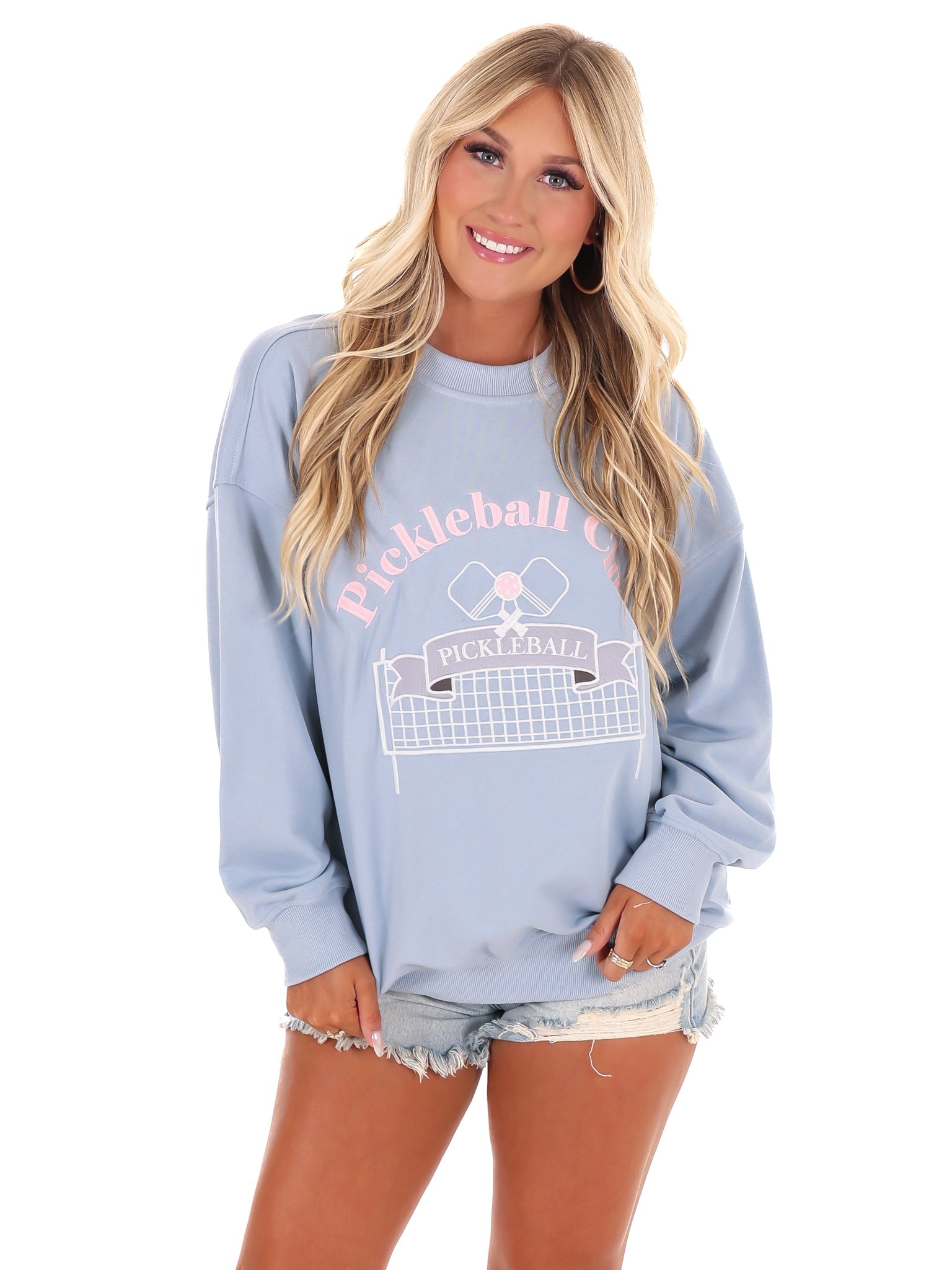 Pickleball Club Oversized Sweatshirt