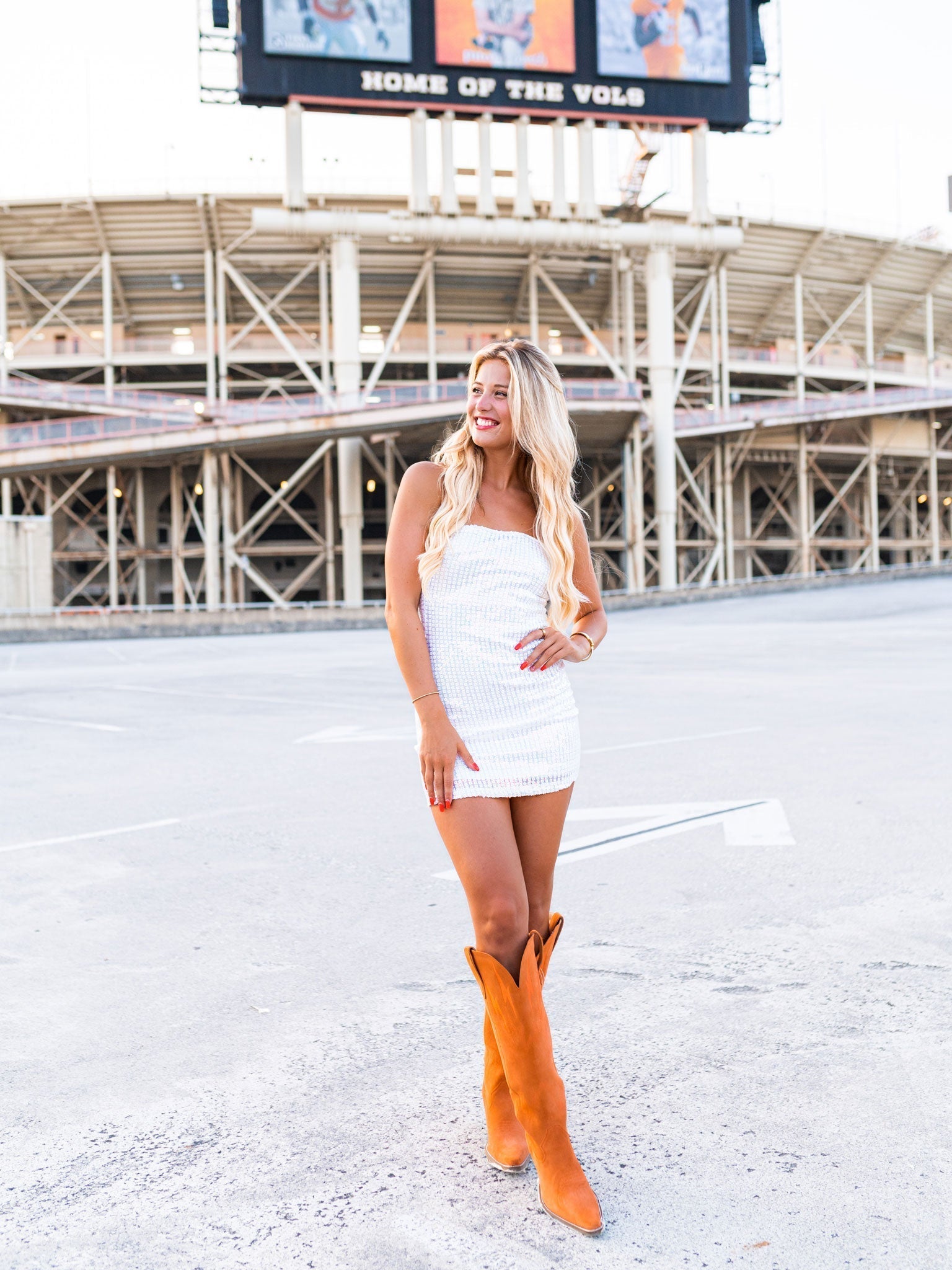 V-I-C-T-O-R-Y Sequin Mini Dress