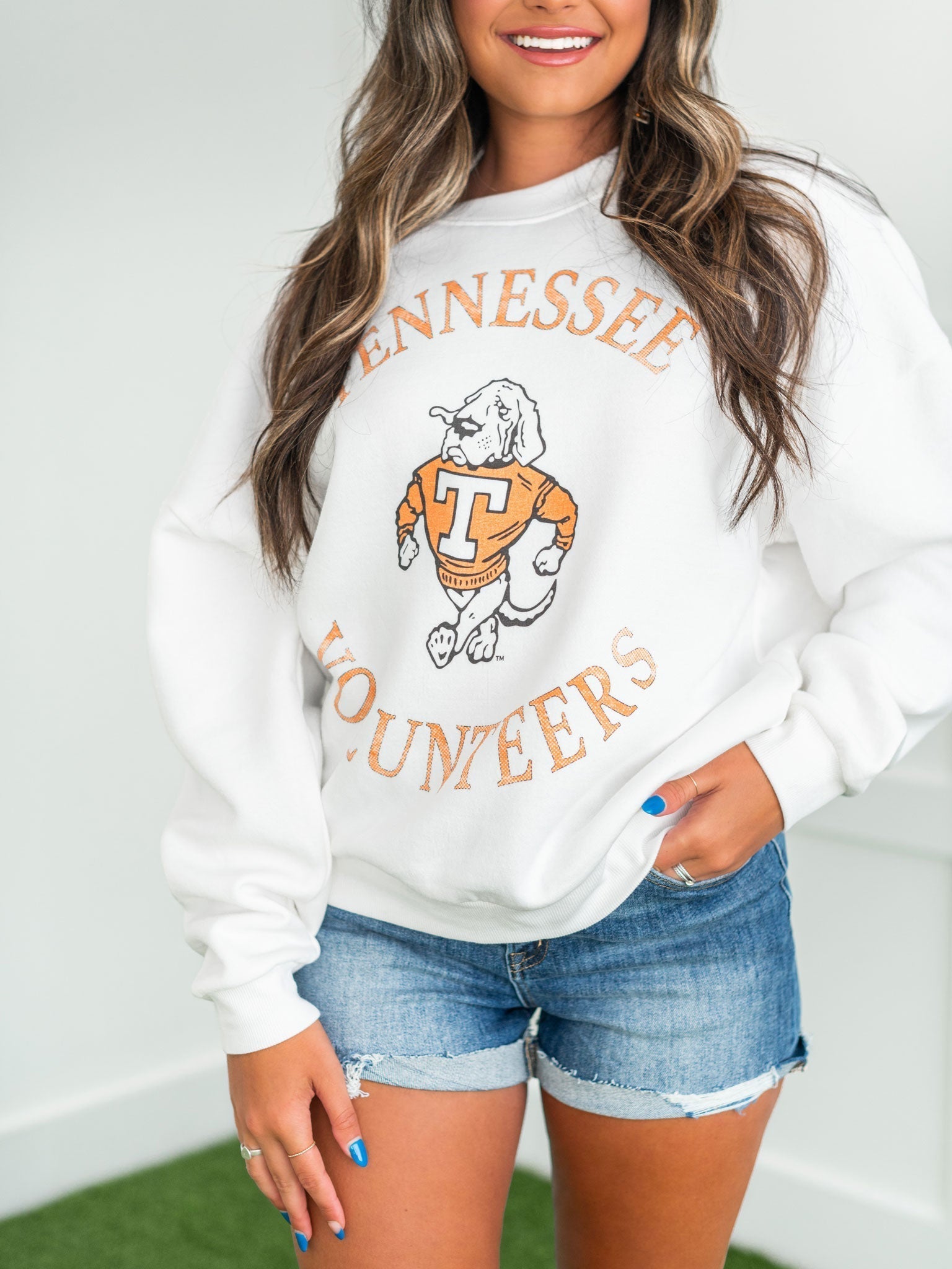 Tennessee Volunteers Play on Premium Crewneck Pullover