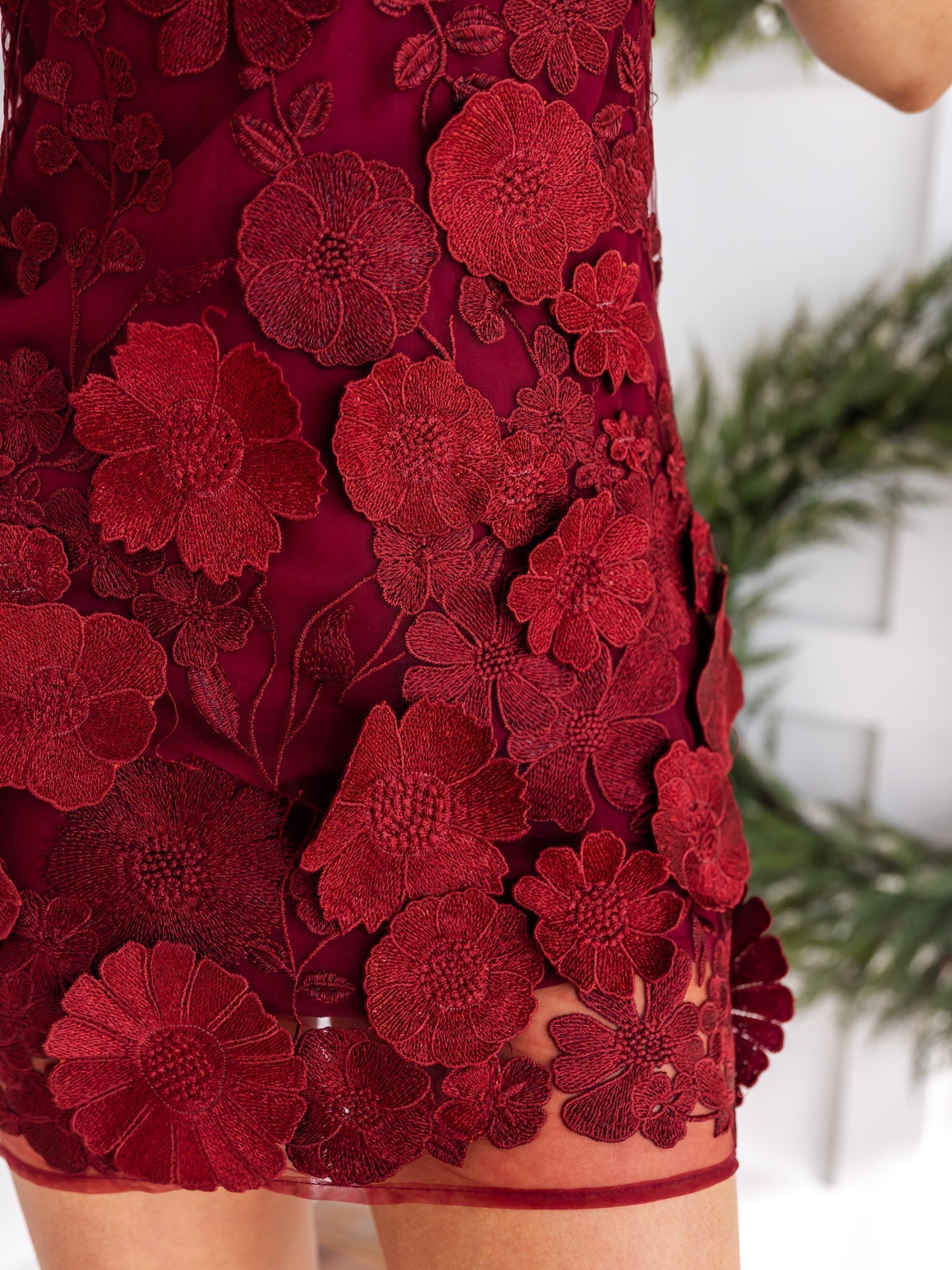 Feeling Festive Floral Mini Dress