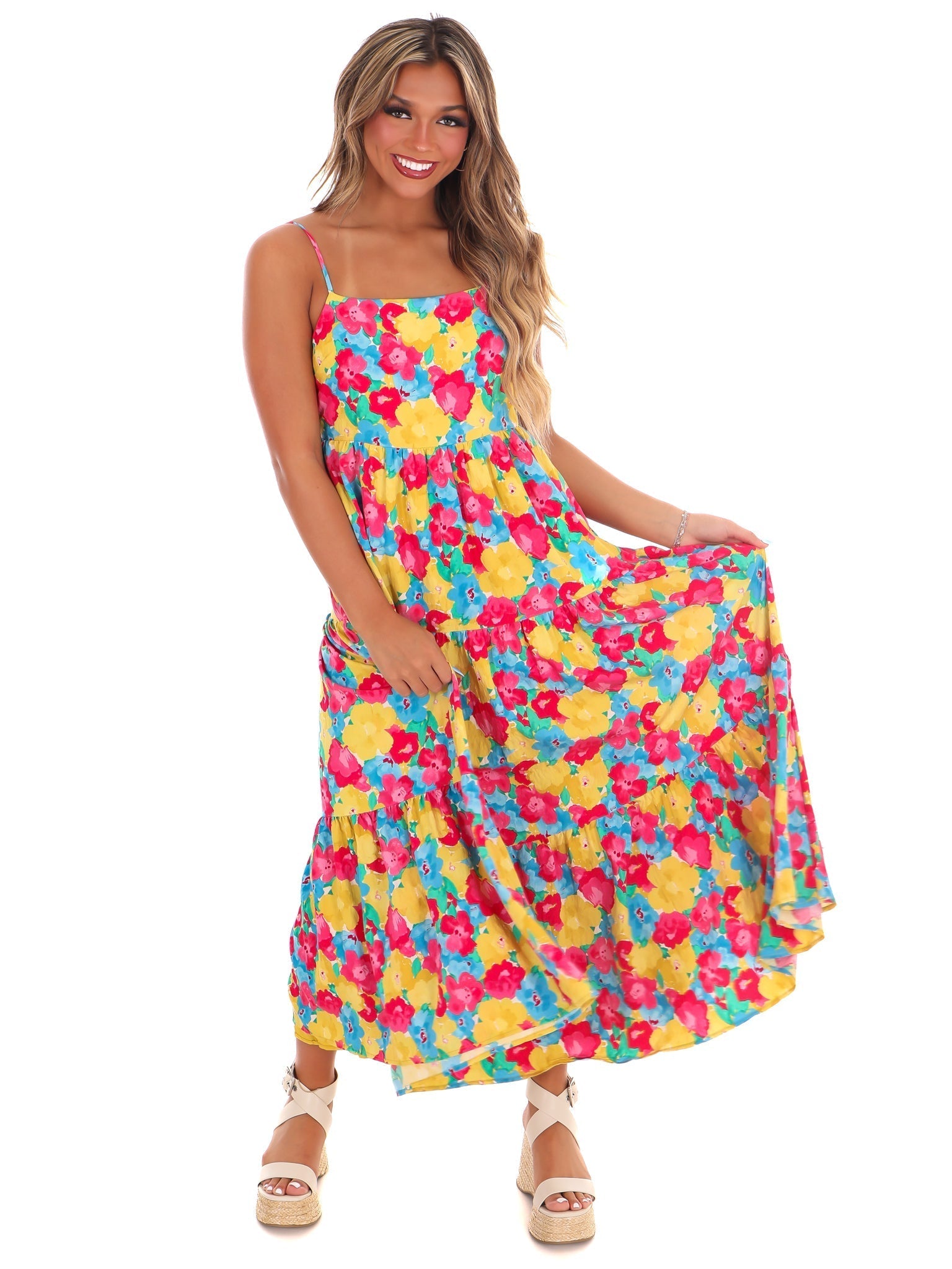 Southern Girl Floral Maxi Dress